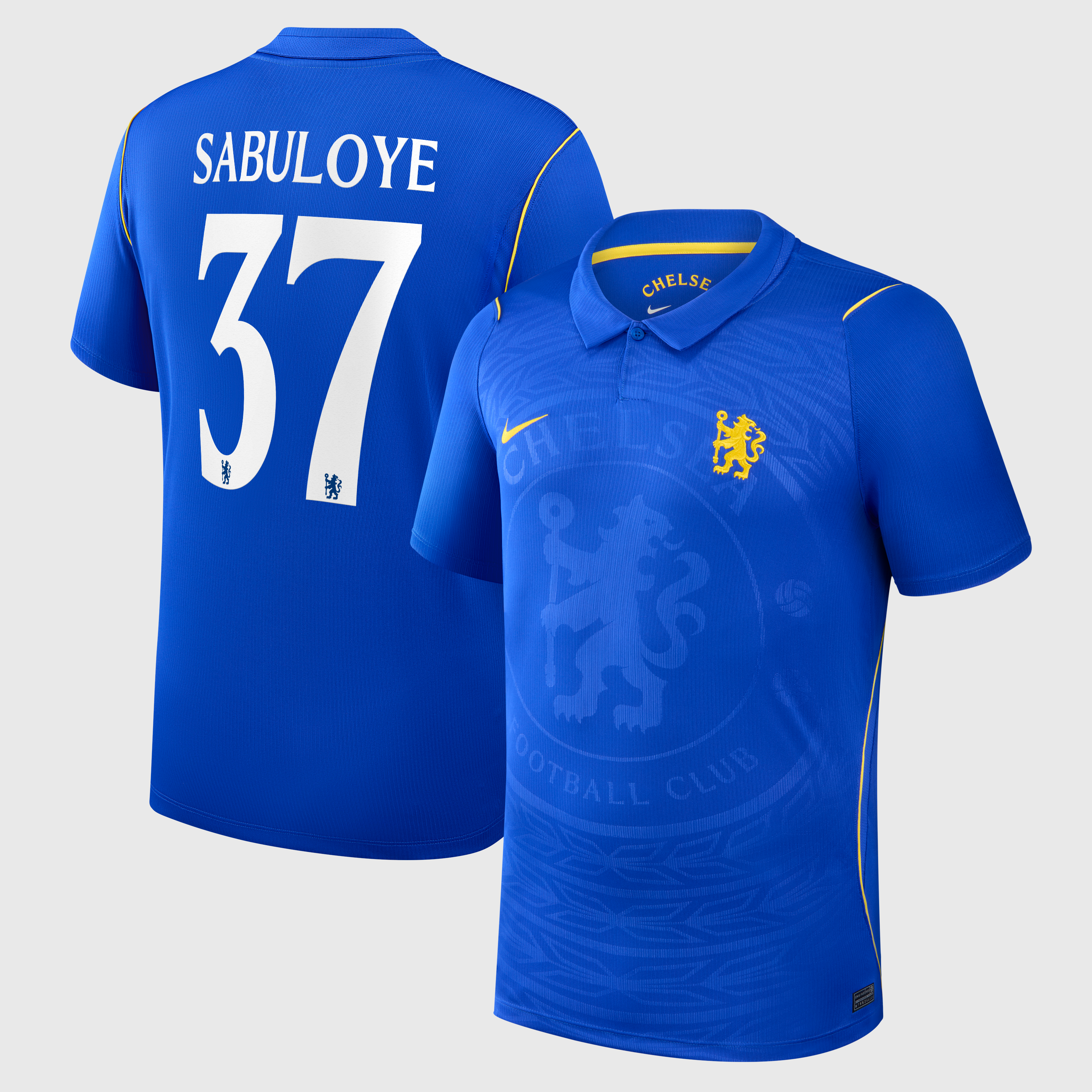 Chelsea Nike Home Stadium Shirt 2026-27 with Sabuloye 37 printing