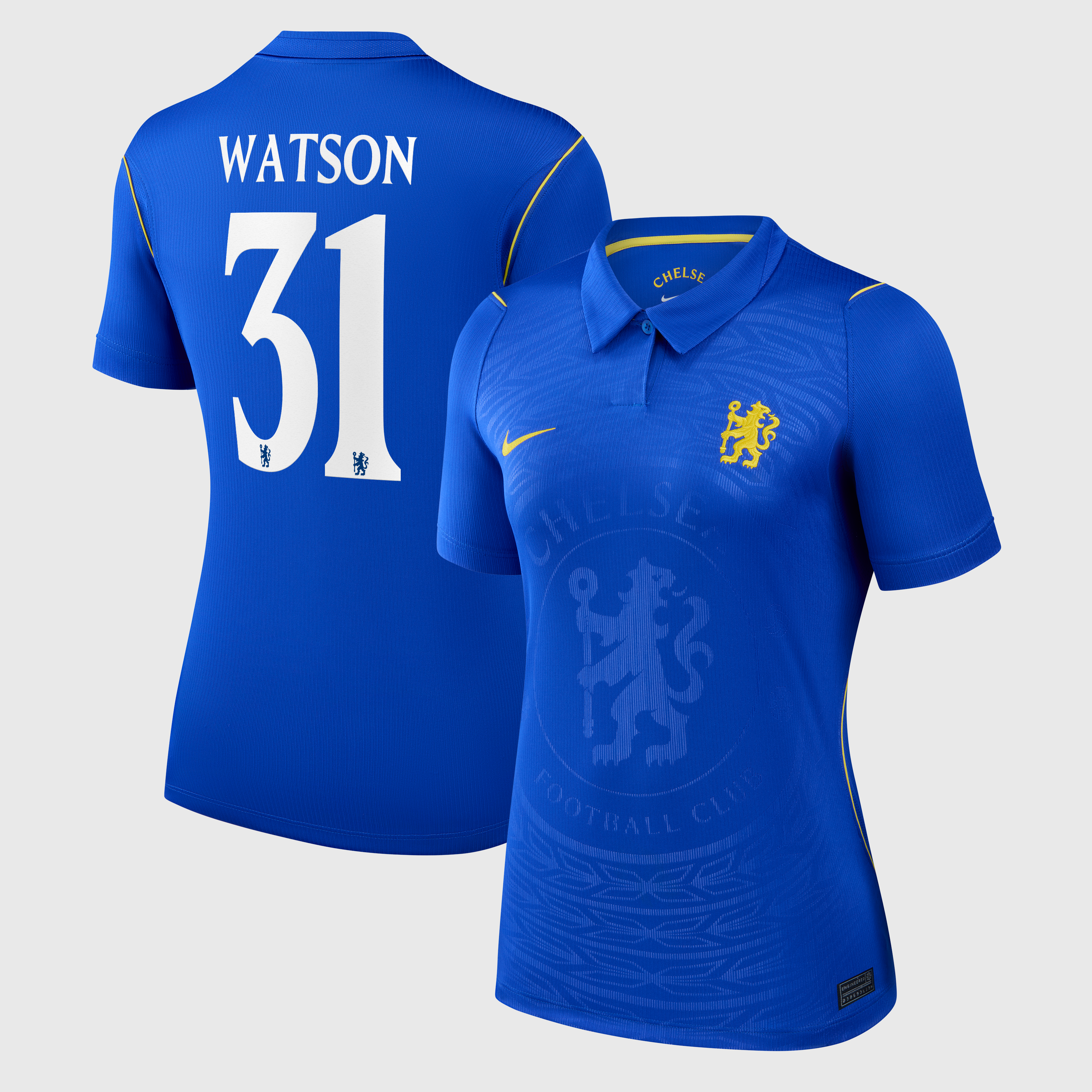 Chelsea Nike Home Stadium Shirt 2026-27 - Womens with Watson 31 printing