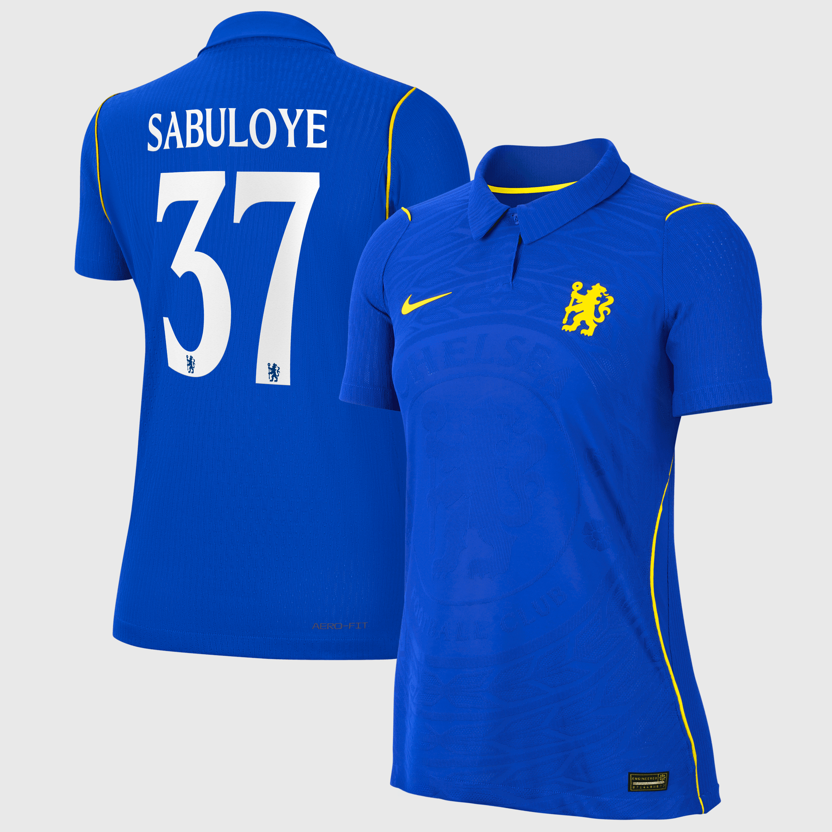 Chelsea Nike Home Aero-FIT Match Shirt 2026-27 - Womens with Sabuloye 37 printing