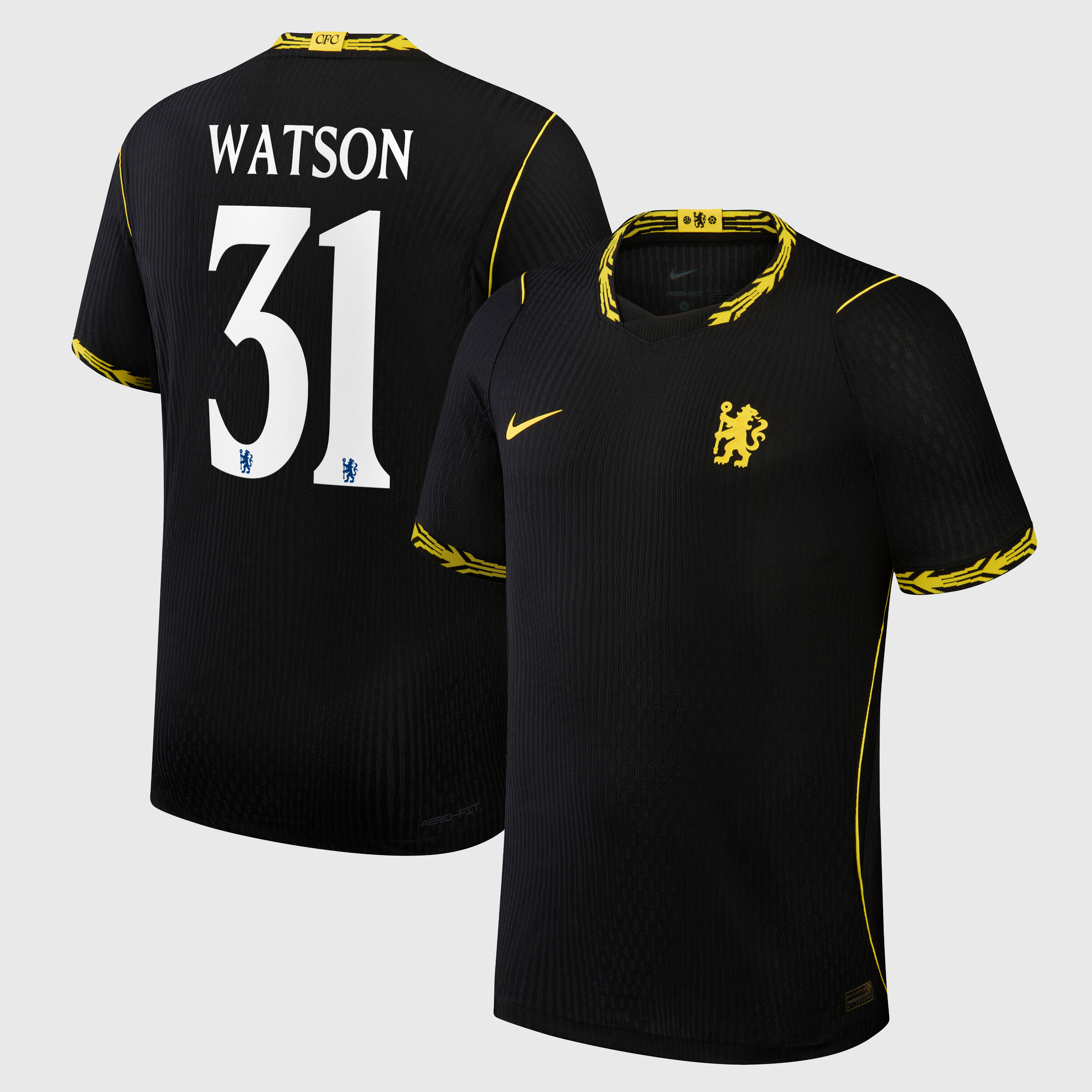 Chelsea Nike Aero-FIT Away Match Shirt 2026-27 with Watson 31 printing, , rebel_hi-res