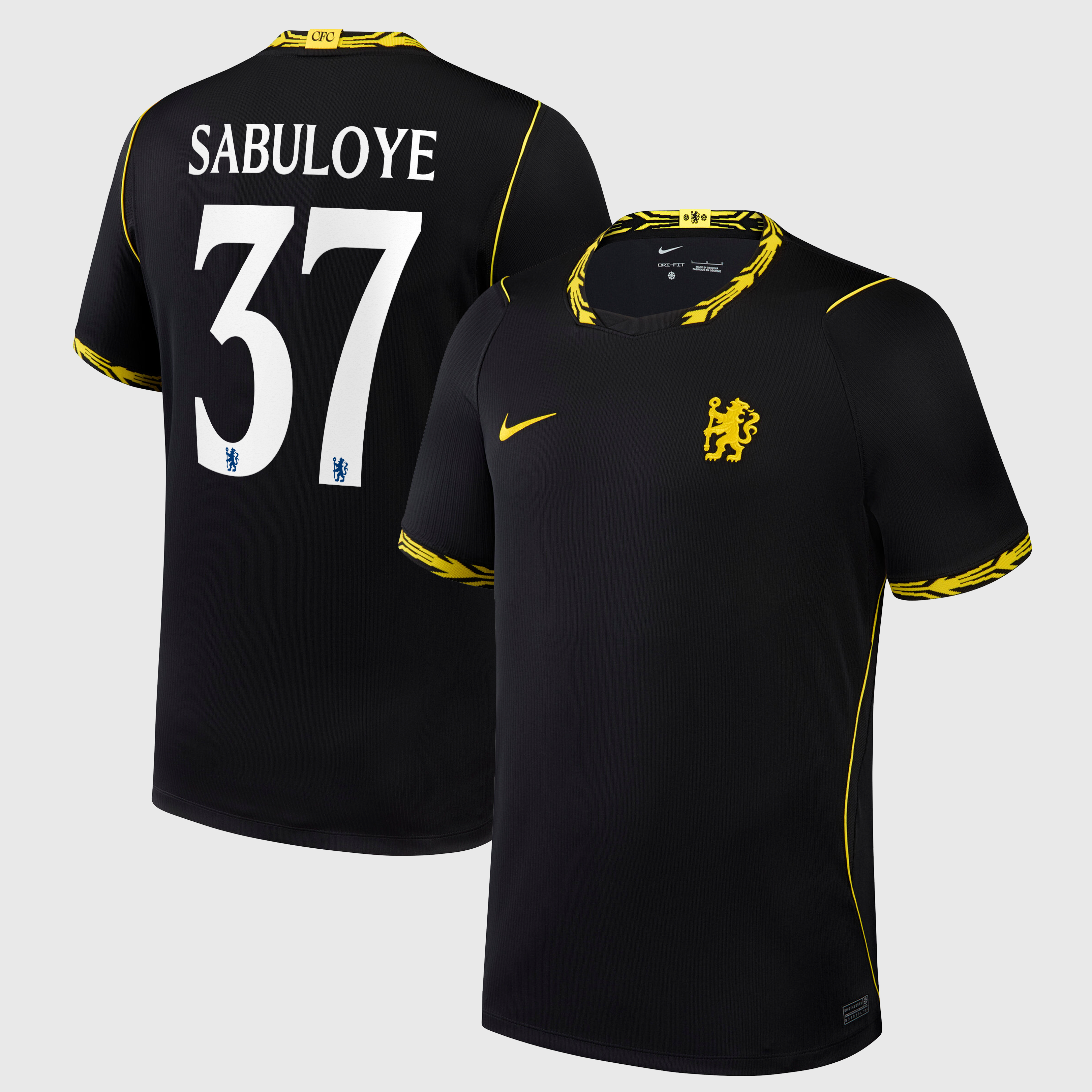 Chelsea Nike Away Stadium Shirt 2026-27 with Sabuloye 37 printing