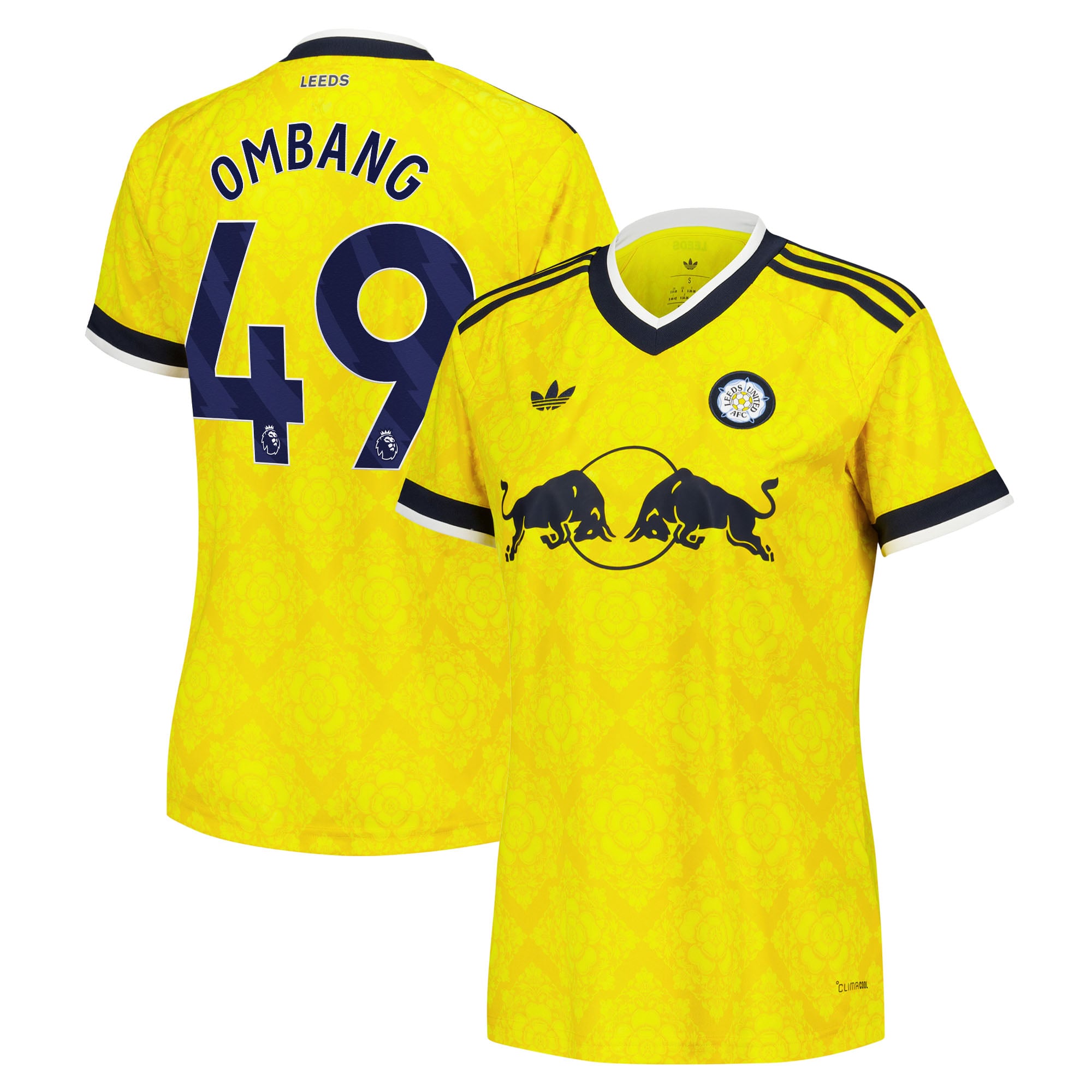 Leeds United adidas Away Shirt 2026-27 - Womens with Ombang 49 printing