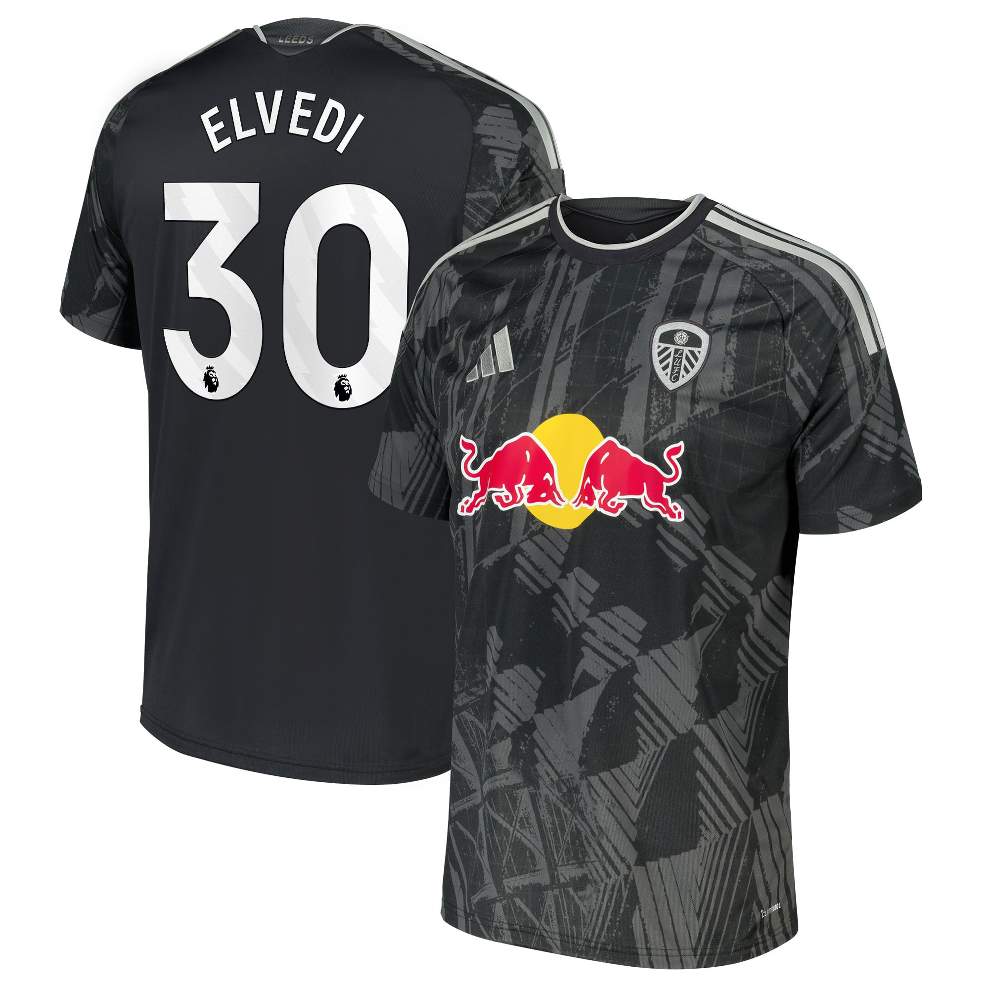 Leeds United adidas Third Shirt 2026-27 with Elvedi 30 printing