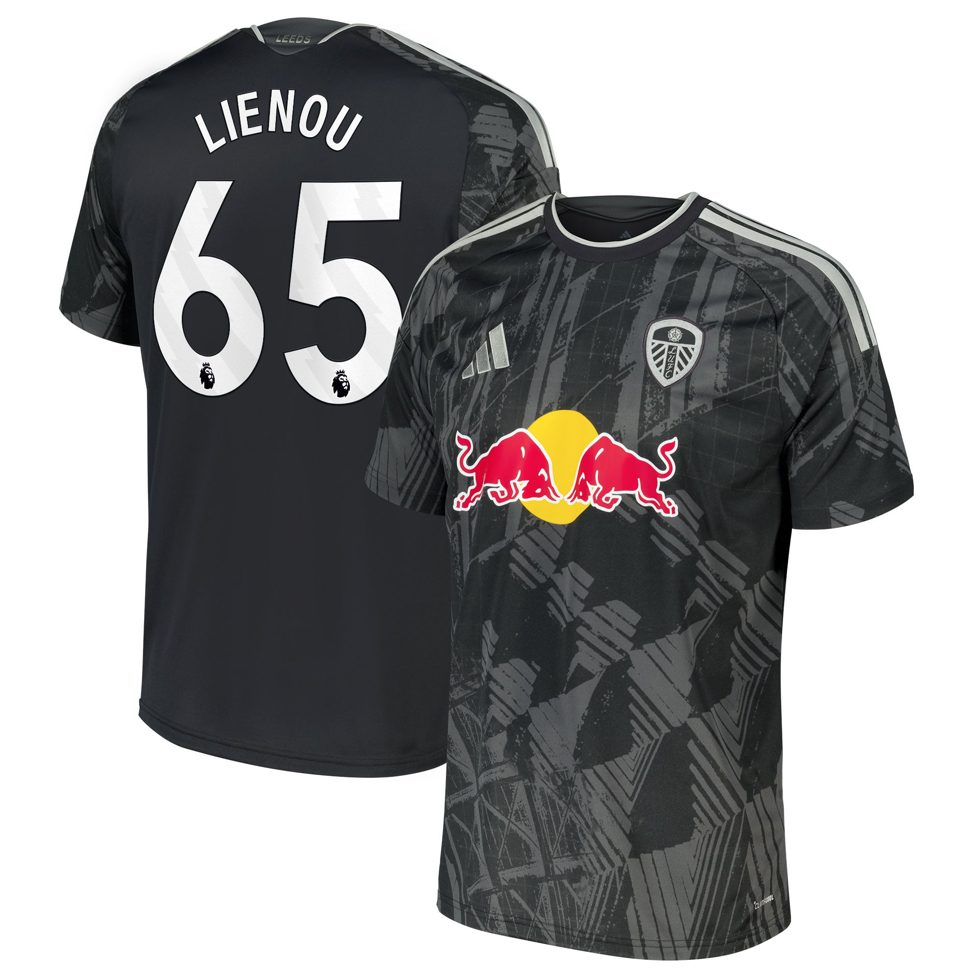 Leeds United adidas Third Shirt 2026-27 with Lienou 65 printing