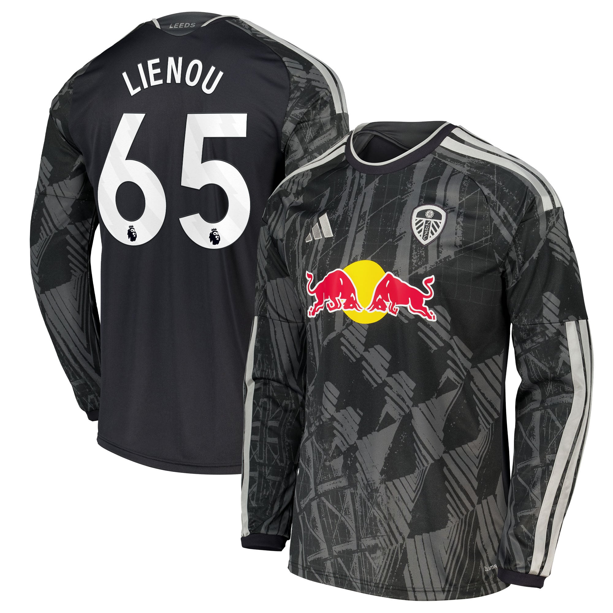Leeds United adidas Third Shirt 2026-27 - Long Sleeve with Lienou 65 printing