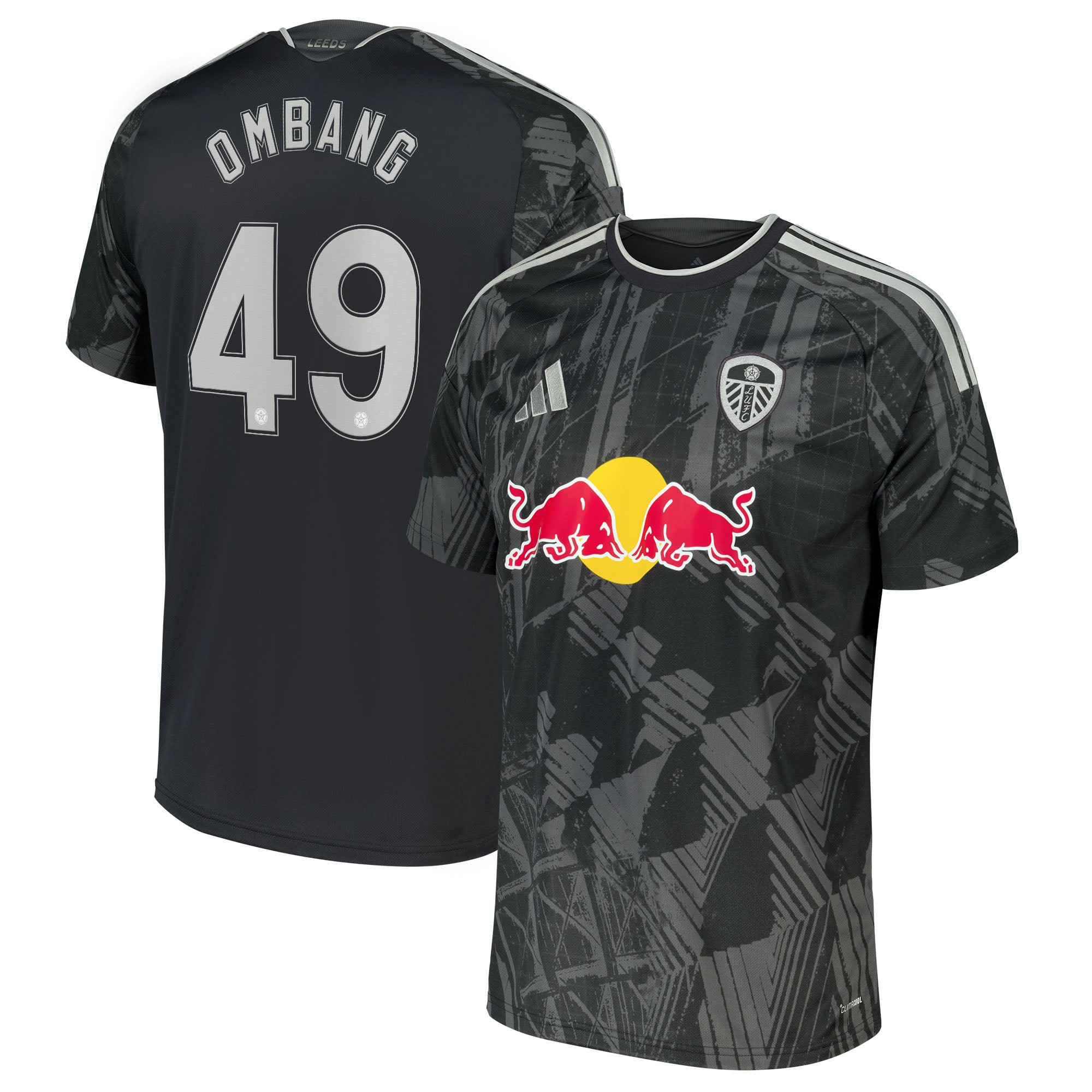 Leeds United adidas Third Shirt 2026-27 with Ombang 49 Cup printing