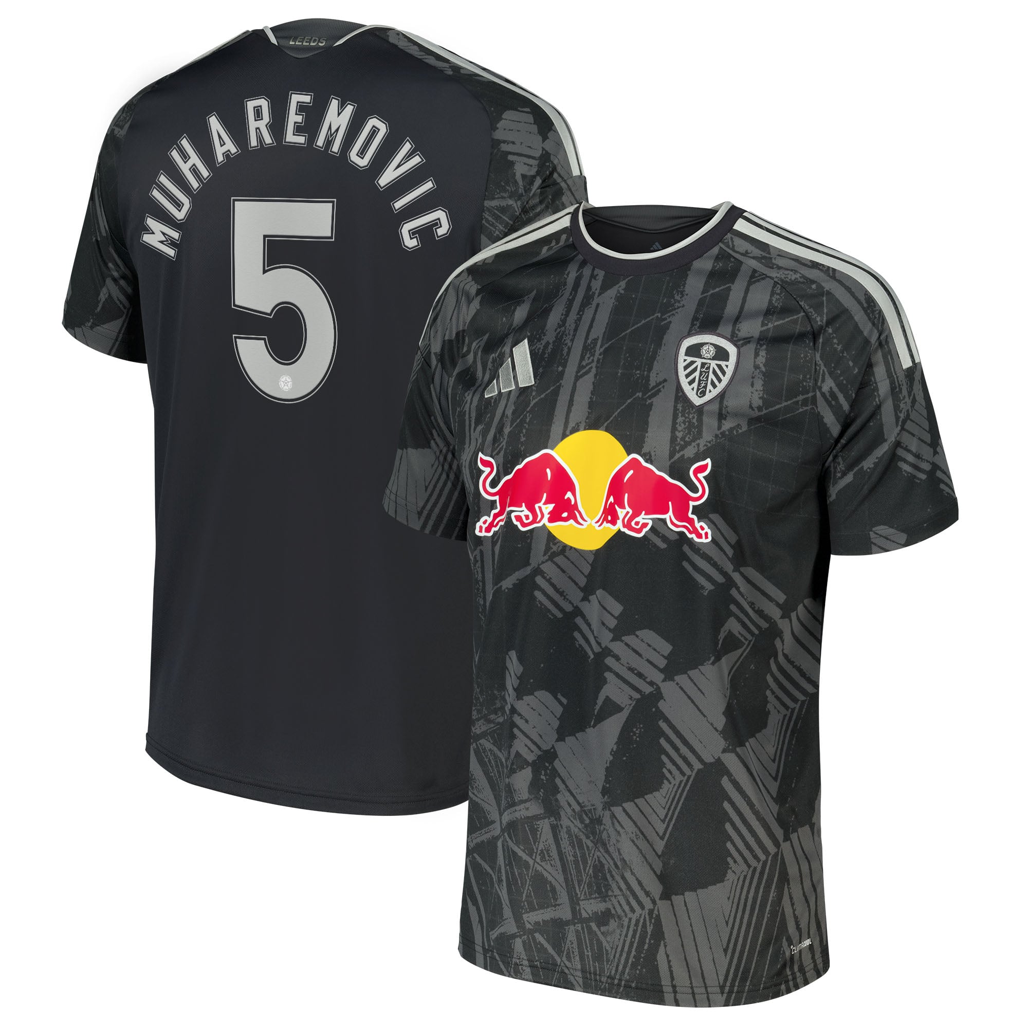 Leeds United adidas Third Shirt 2026-27 with Muharemovic 5 Cup printing