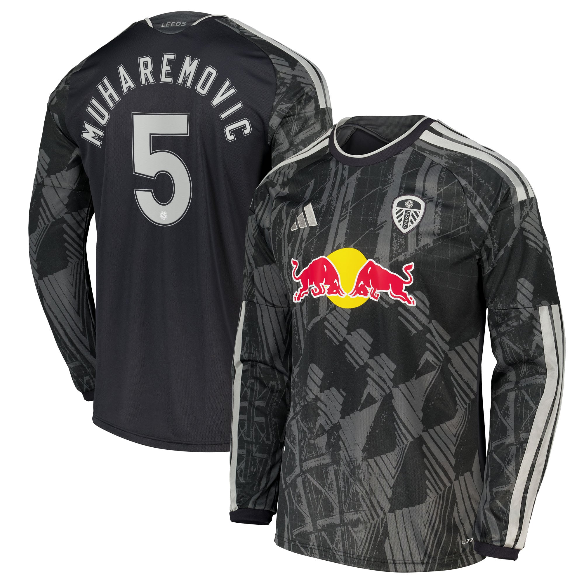 Leeds United adidas Third Shirt 2026-27 - Long Sleeve with Muharemovic 5 Cup printing, , rebel_hi-res