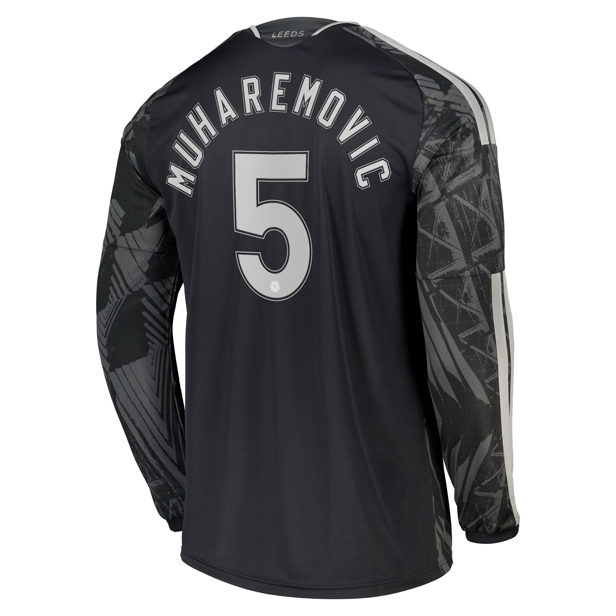 Leeds United adidas Third Shirt 2026-27 - Long Sleeve with Muharemovic 5 Cup printing, , rebel_hi-res