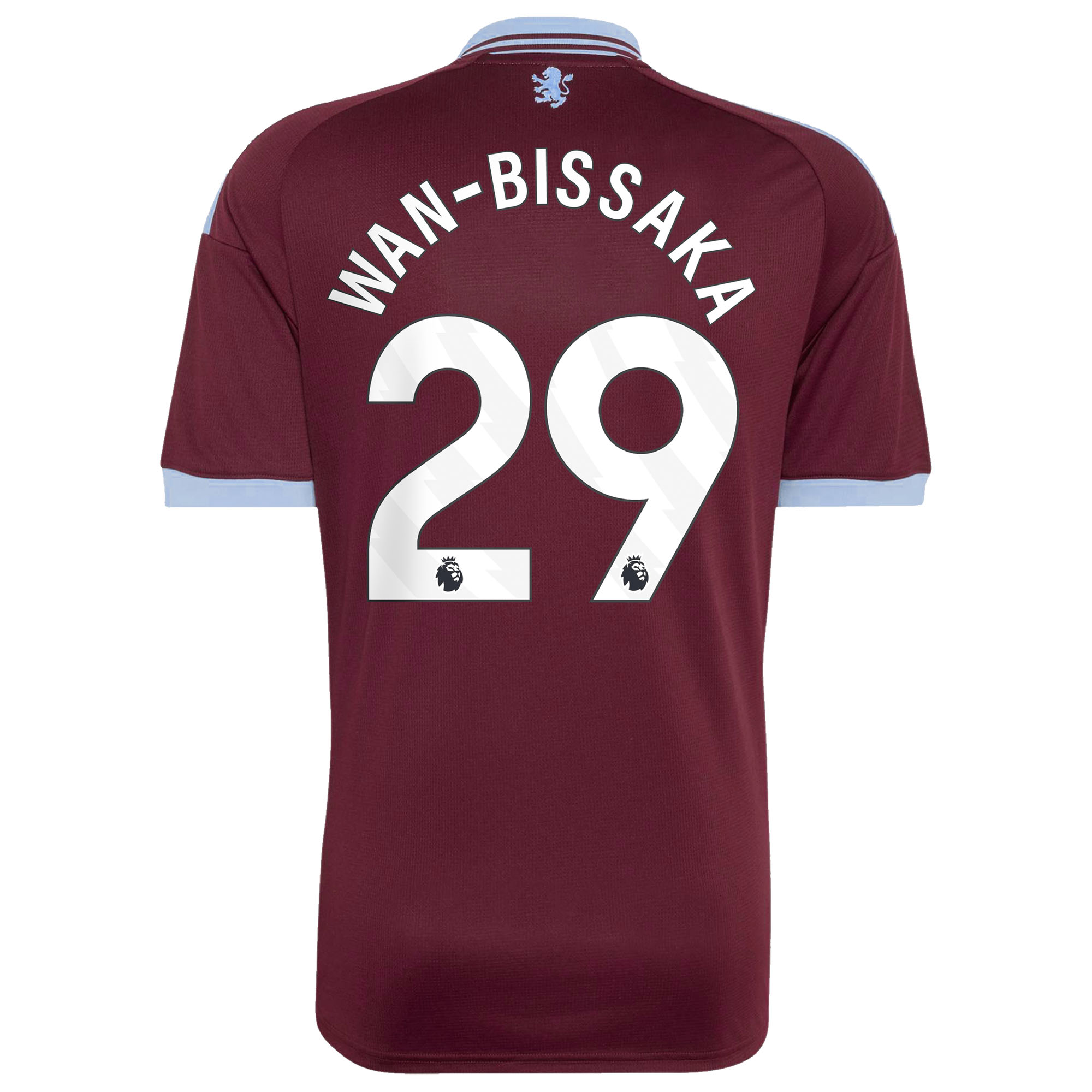 Aston Villa adidas Home Shirt 2026-27 with Wan-Bissaka 29 printing, , rebel_hi-res