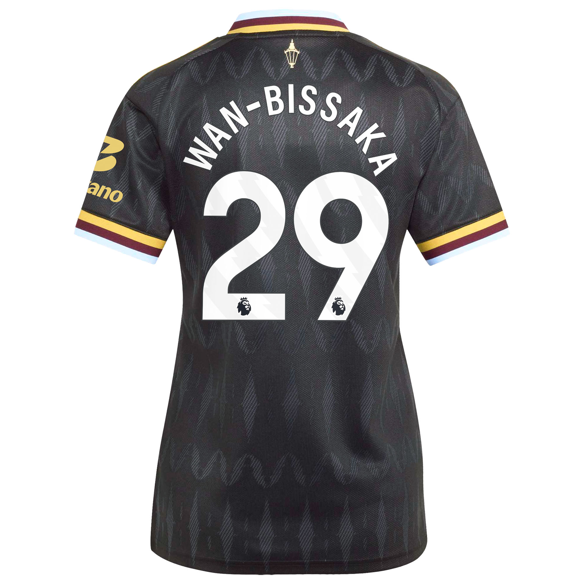 Aston Villa adidas Away Shirt 2026-27 - Womens with Wan-Bissaka 29 printing, , rebel_hi-res