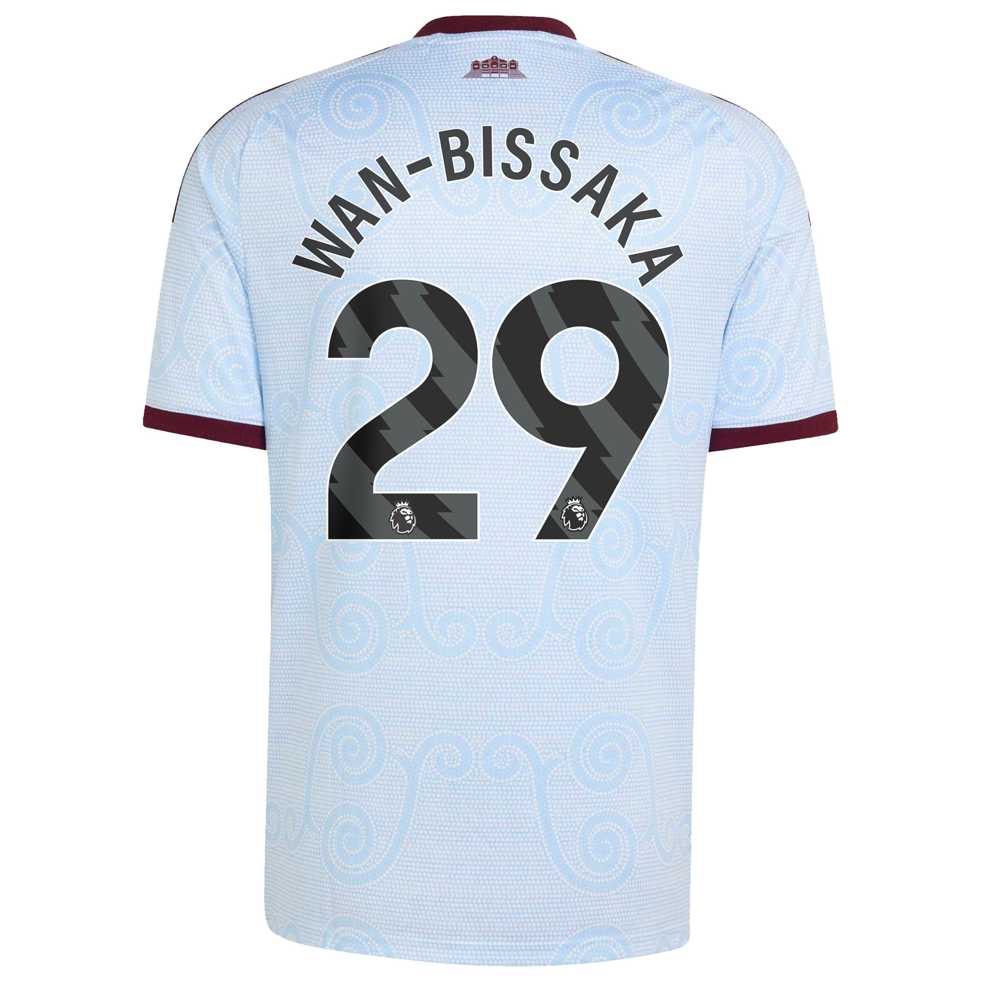 Aston Villa adidas Third Shirt 2026-27 with Wan-Bissaka 29 printing, , rebel_hi-res