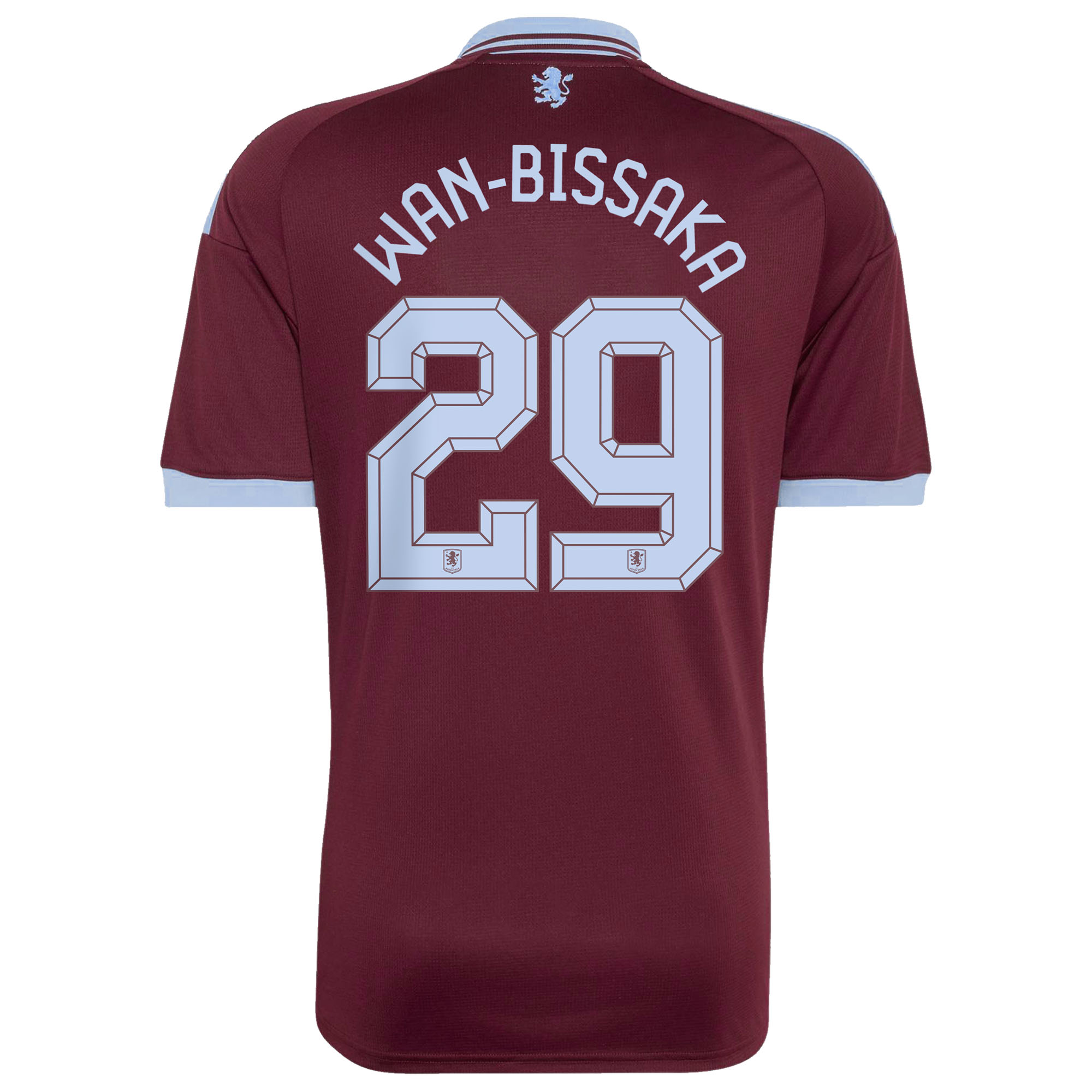 Aston Villa adidas Home Shirt 2026-27 with Wan-Bissaka 29 Cup printing, , rebel_hi-res