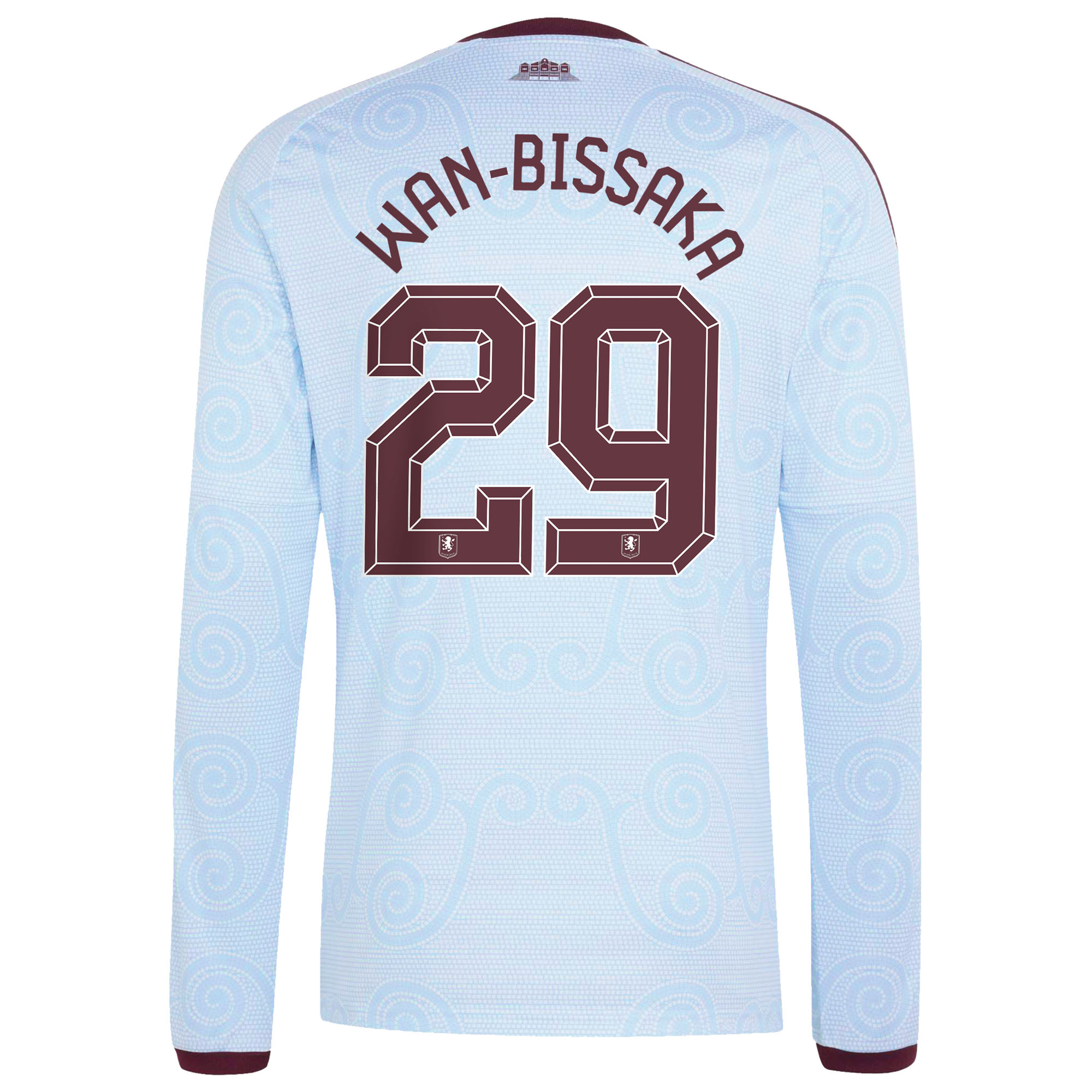 Aston Villa adidas Third Shirt 2026-27 - Long Sleeve with Wan-Bissaka 29 Cup printing, , rebel_hi-res