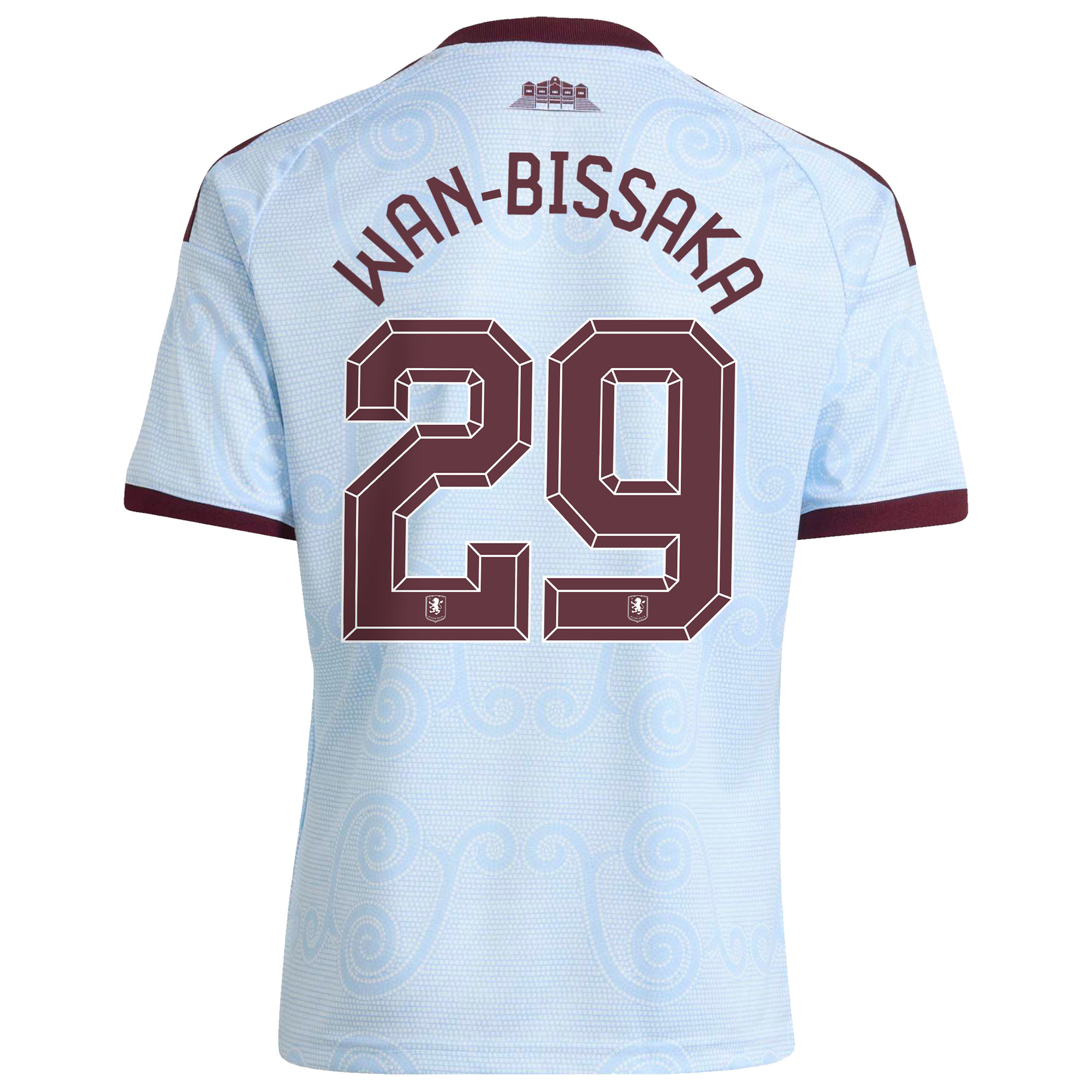 Aston Villa adidas Third Shirt 2026-27 - Kids with Wan-Bissaka 29 Cup printing, , rebel_hi-res