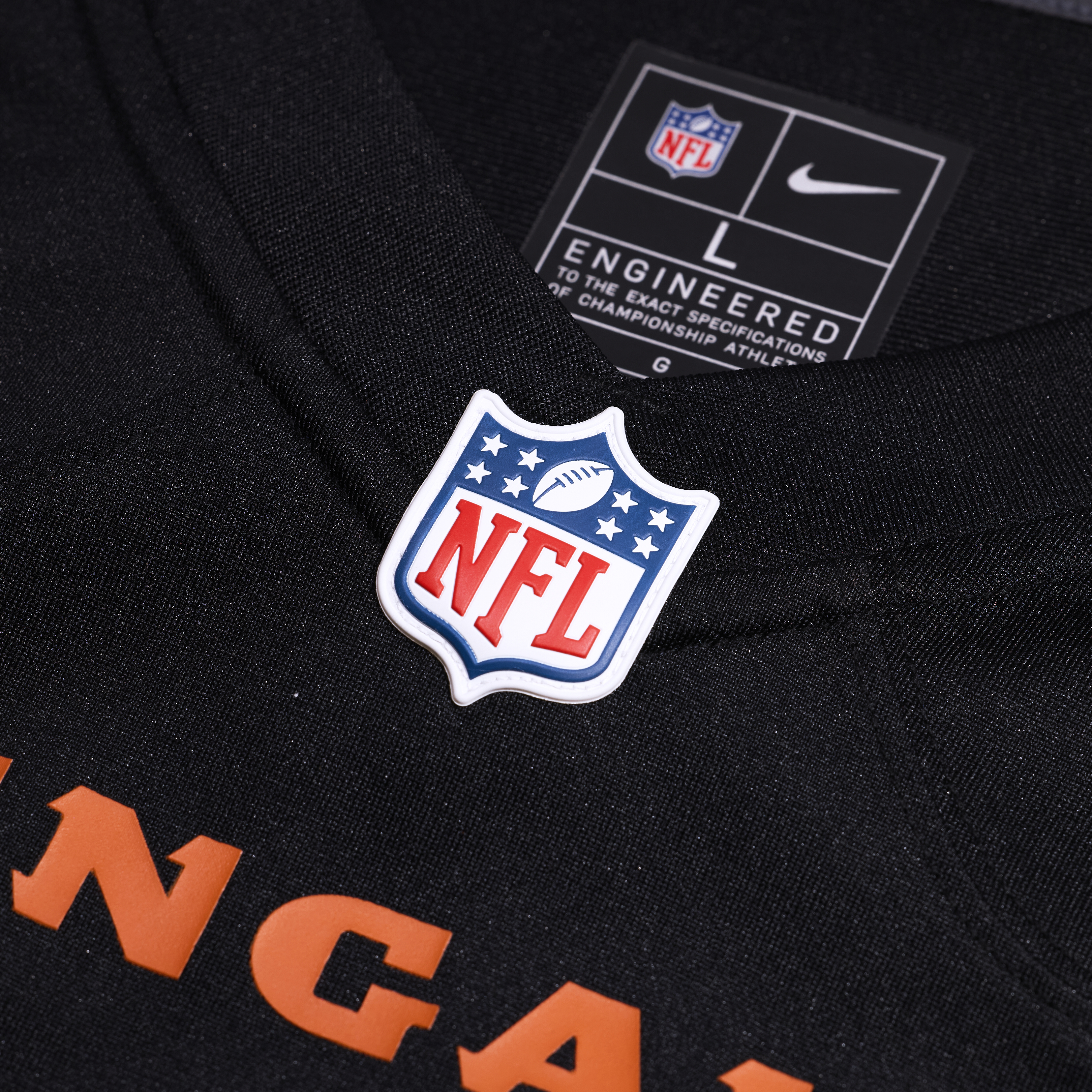 Cincinnati Bengals Nike Game Jersey - Black - Chase Brown - Mens, , rebel_hi-res