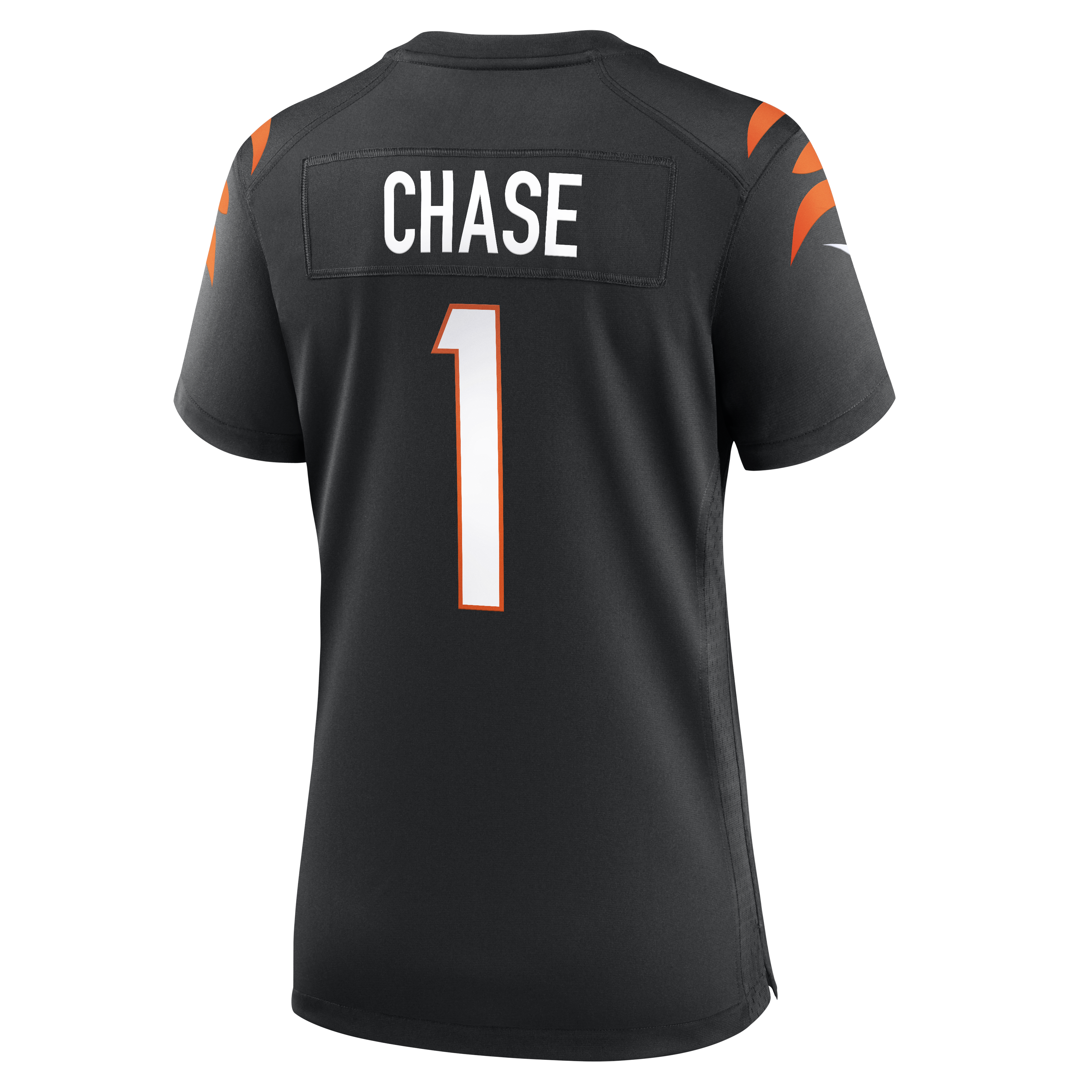 Cincinnati Bengals Nike Game Team Colour Jersey - Black - Ja'Marr Chase - Womens, , rebel_hi-res