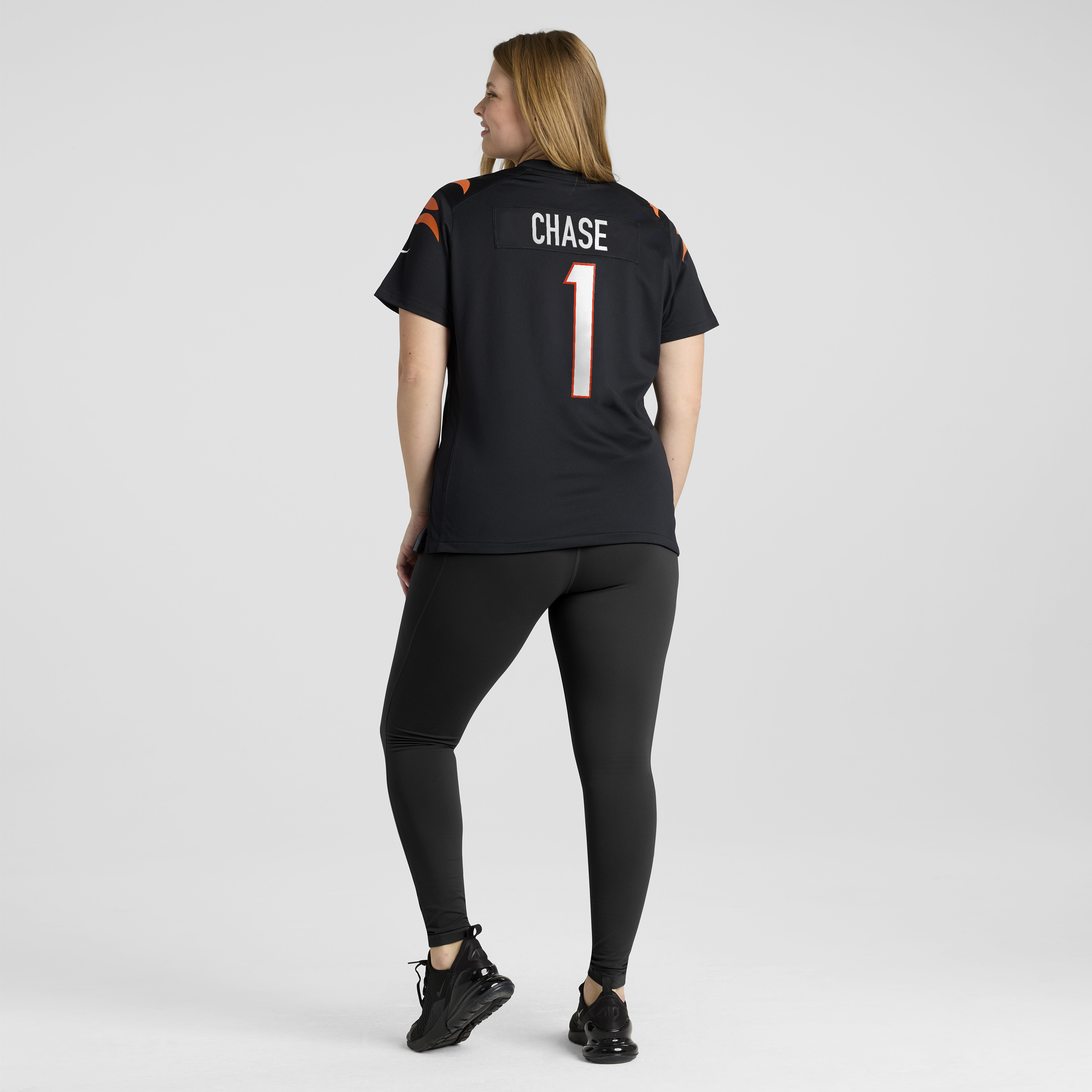 Cincinnati Bengals Nike Game Team Colour Jersey - Black - Ja'Marr Chase - Womens, , rebel_hi-res