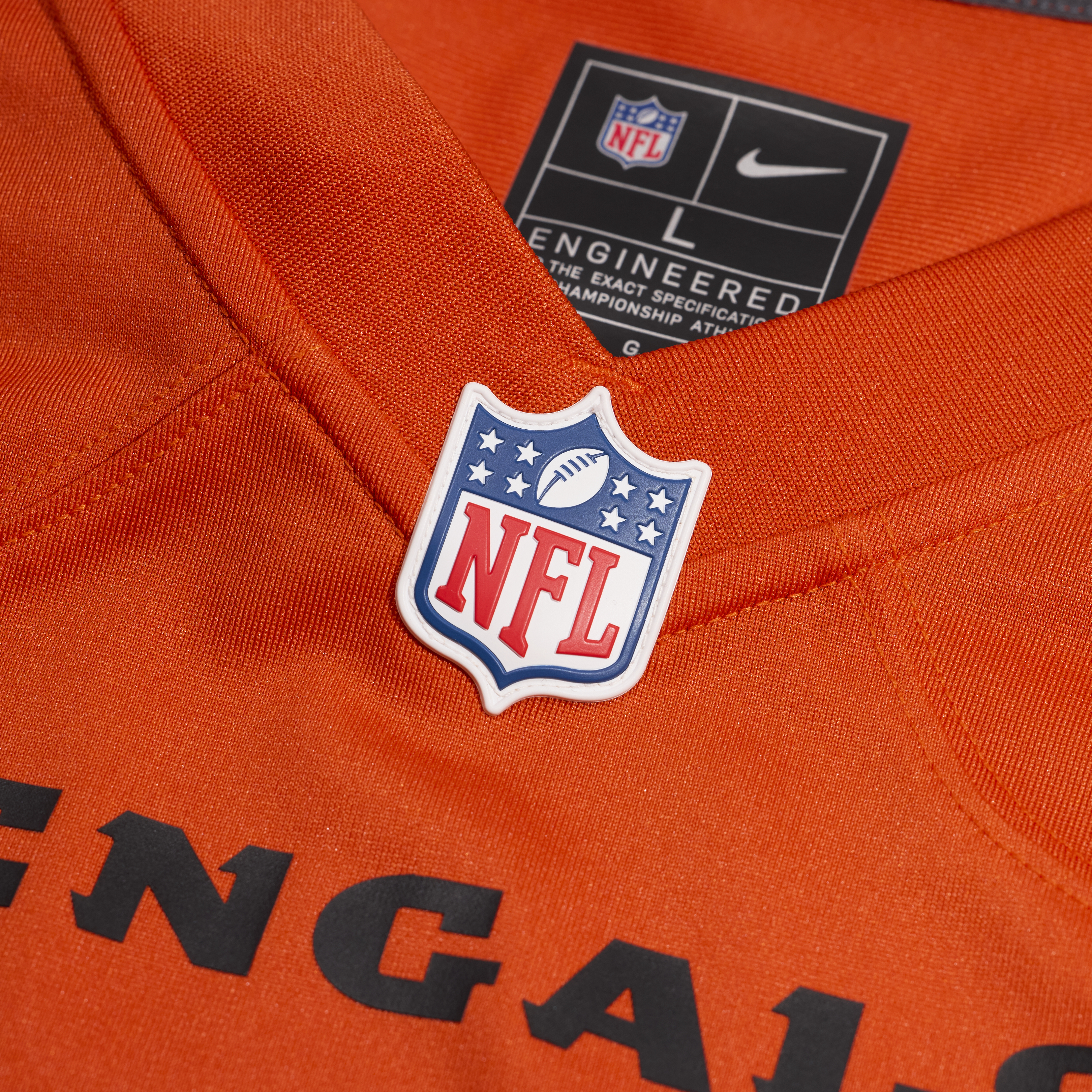 Cincinnati Bengals Nike Game Alternate Jersey - Orange - Dexter Lawrence II - Mens, , rebel_hi-res