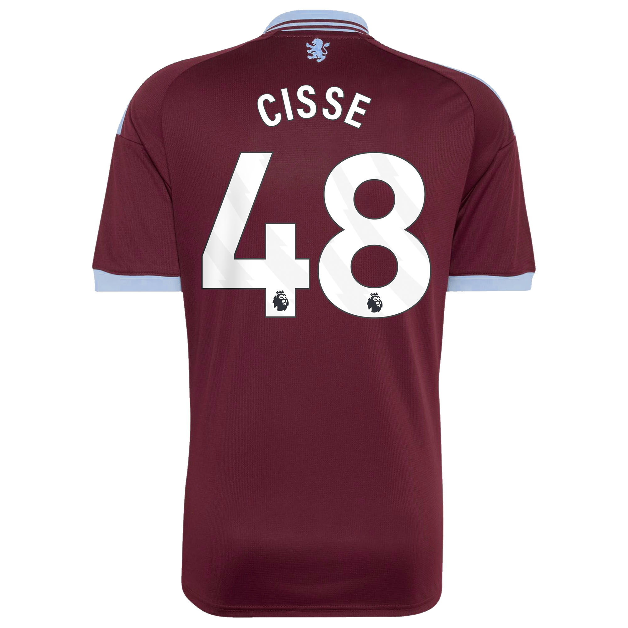 Aston Villa adidas Home Shirt 2026-27 with Cisse 48 printing, , rebel_hi-res