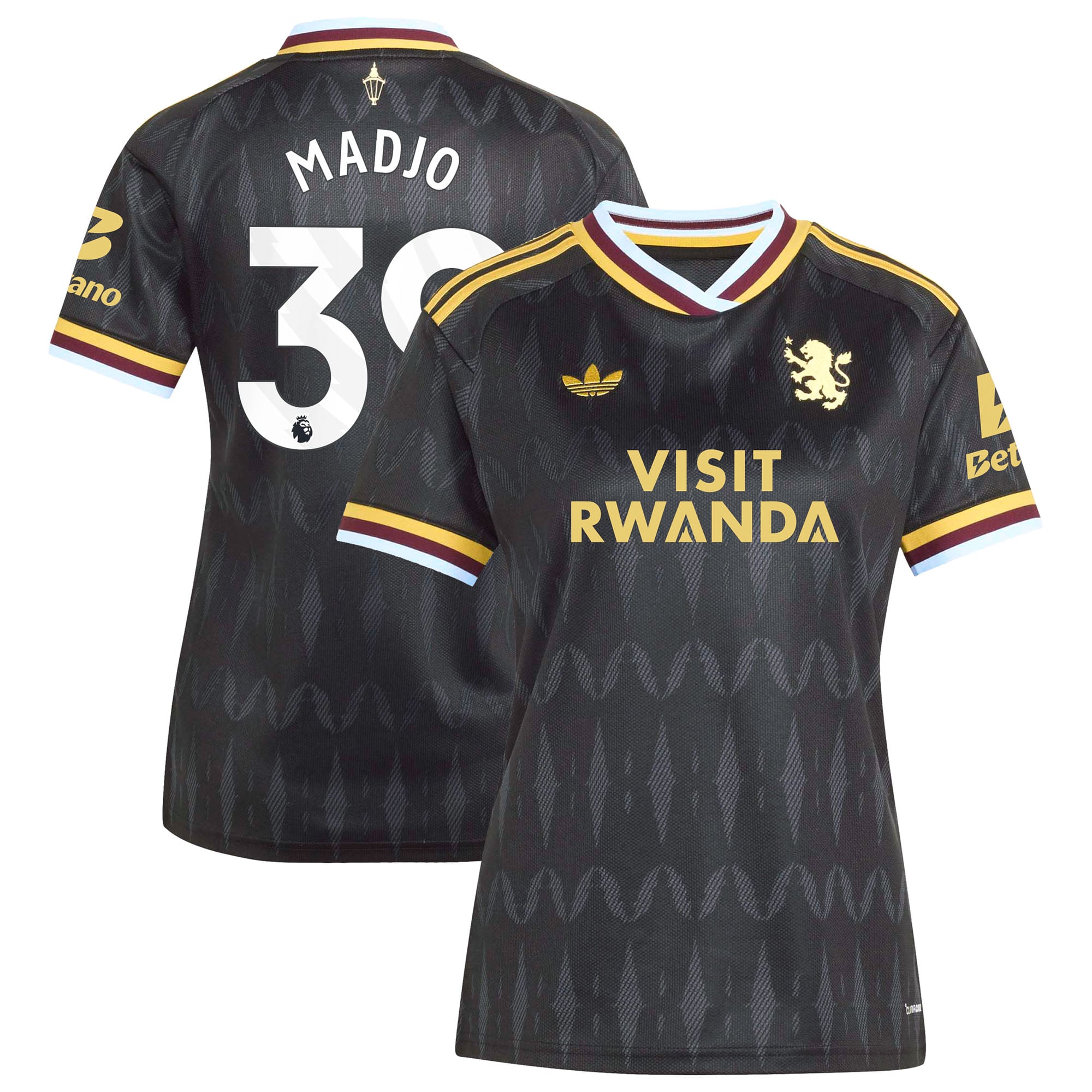 Aston Villa adidas Away Shirt 2026-27 - Womens with Madjo 39 printing