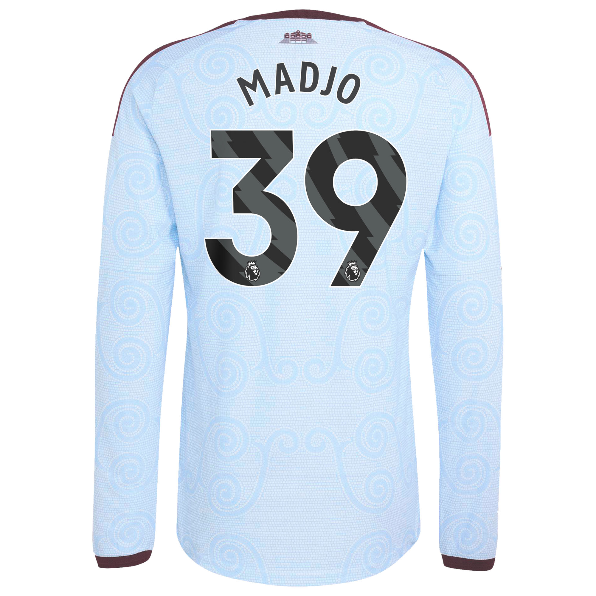 Aston Villa adidas Third Authentic Shirt 2026-27 - Long Sleeve with Madjo 39 printing, , rebel_hi-res