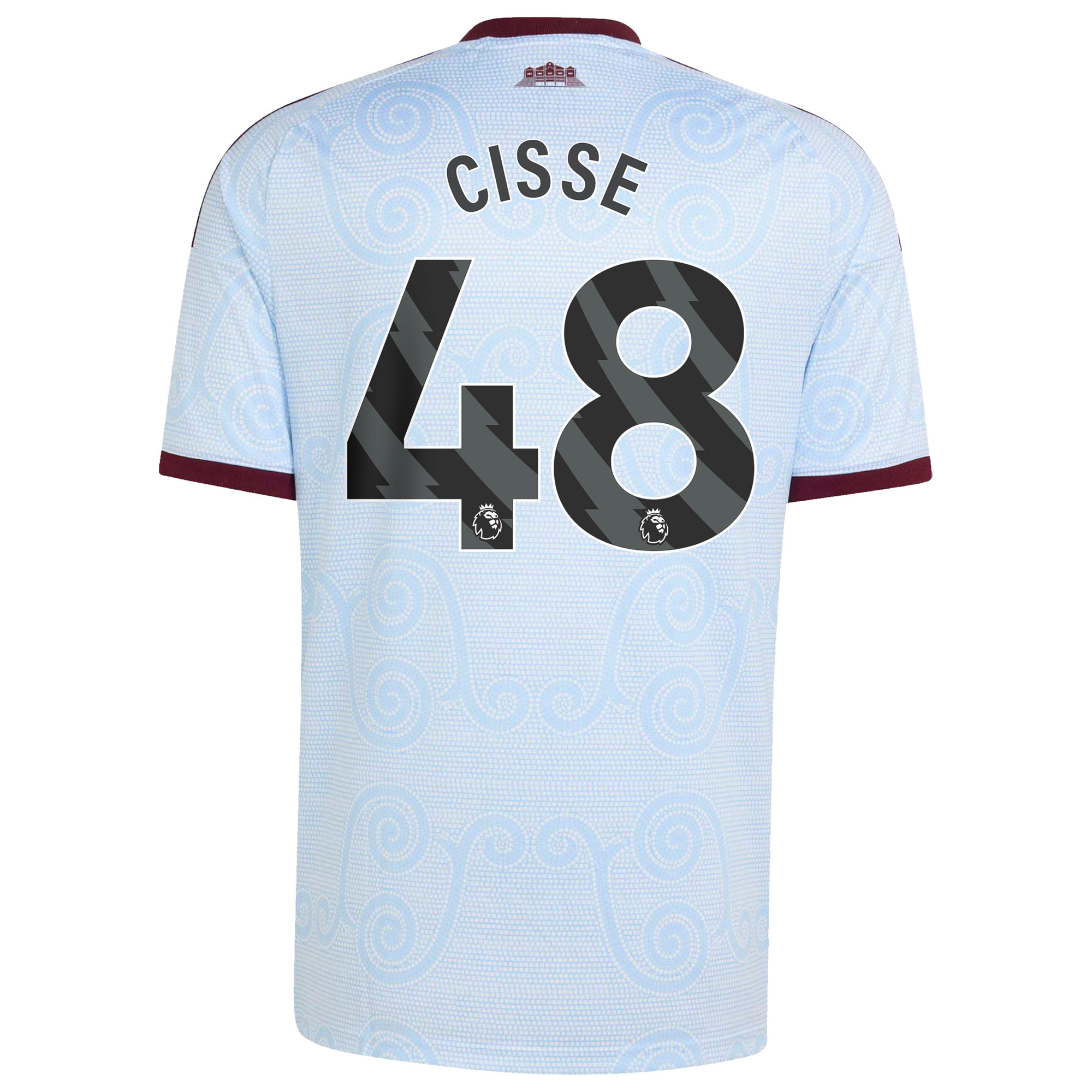 Aston Villa adidas Third Shirt 2026-27 with Cisse 48 printing, , rebel_hi-res