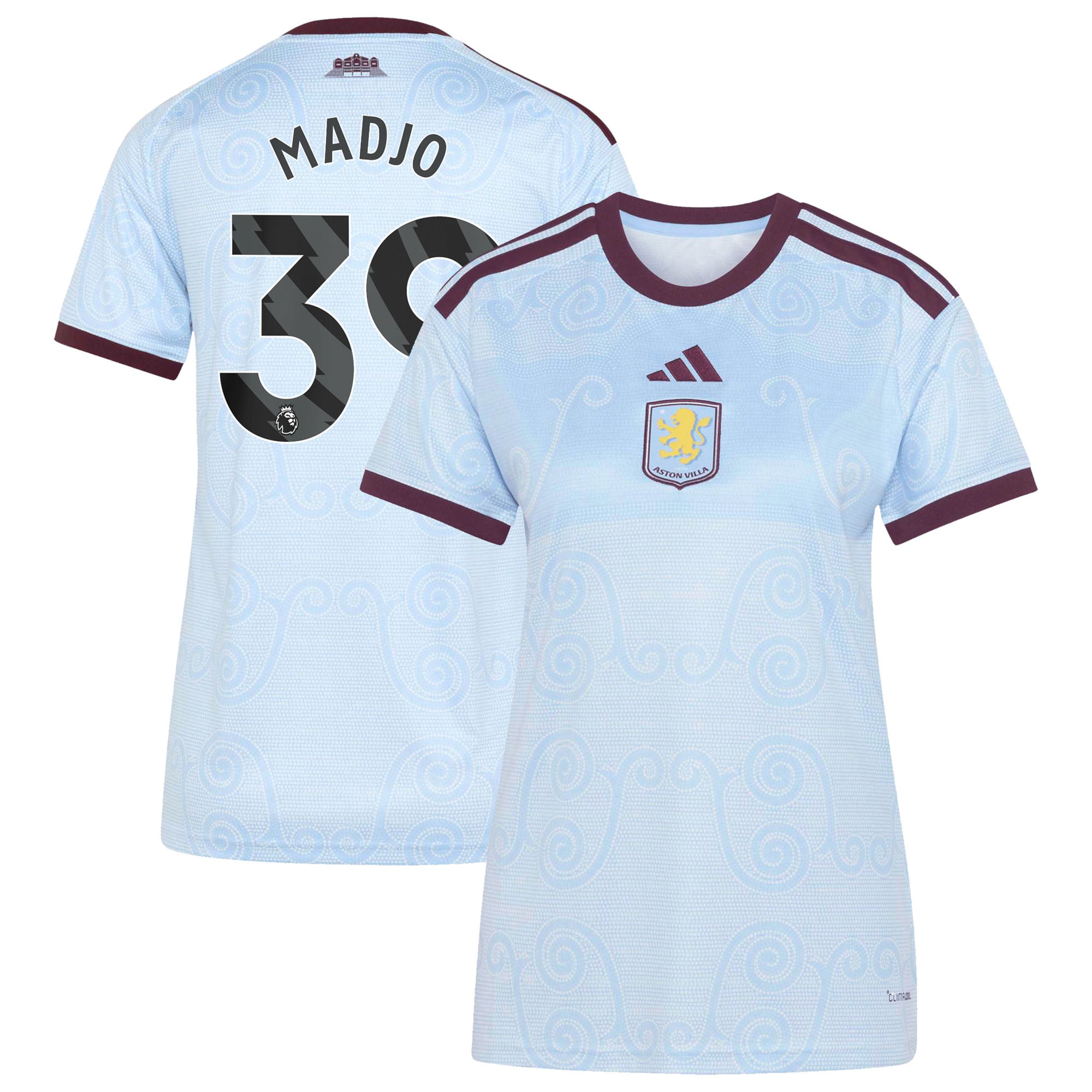Aston Villa adidas Third Shirt 2026-27 - Womens with Madjo 39 printing