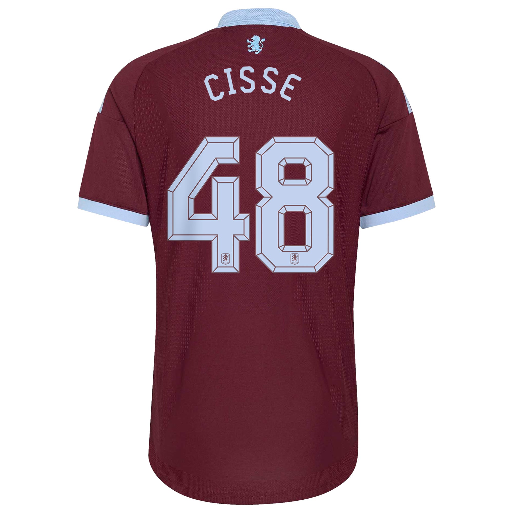 Aston Villa adidas Home Authentic Shirt 2026-27 with Cisse 48 Cup printing, , rebel_hi-res