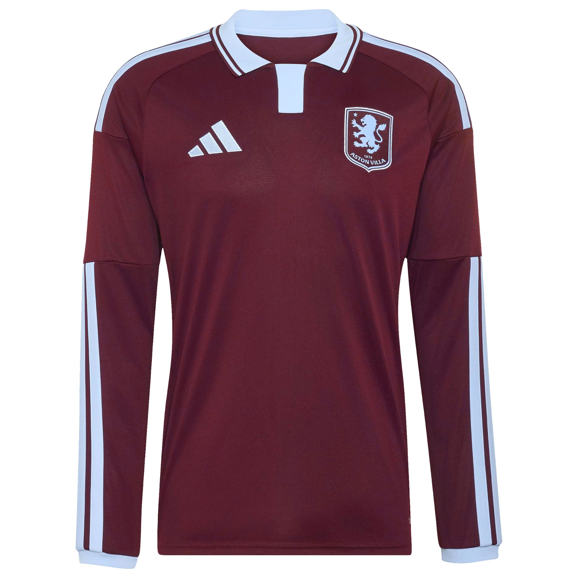 Aston Villa adidas Home Shirt 2026-27 - Long Sleeve with Cisse 48 Cup printing, , rebel_hi-res