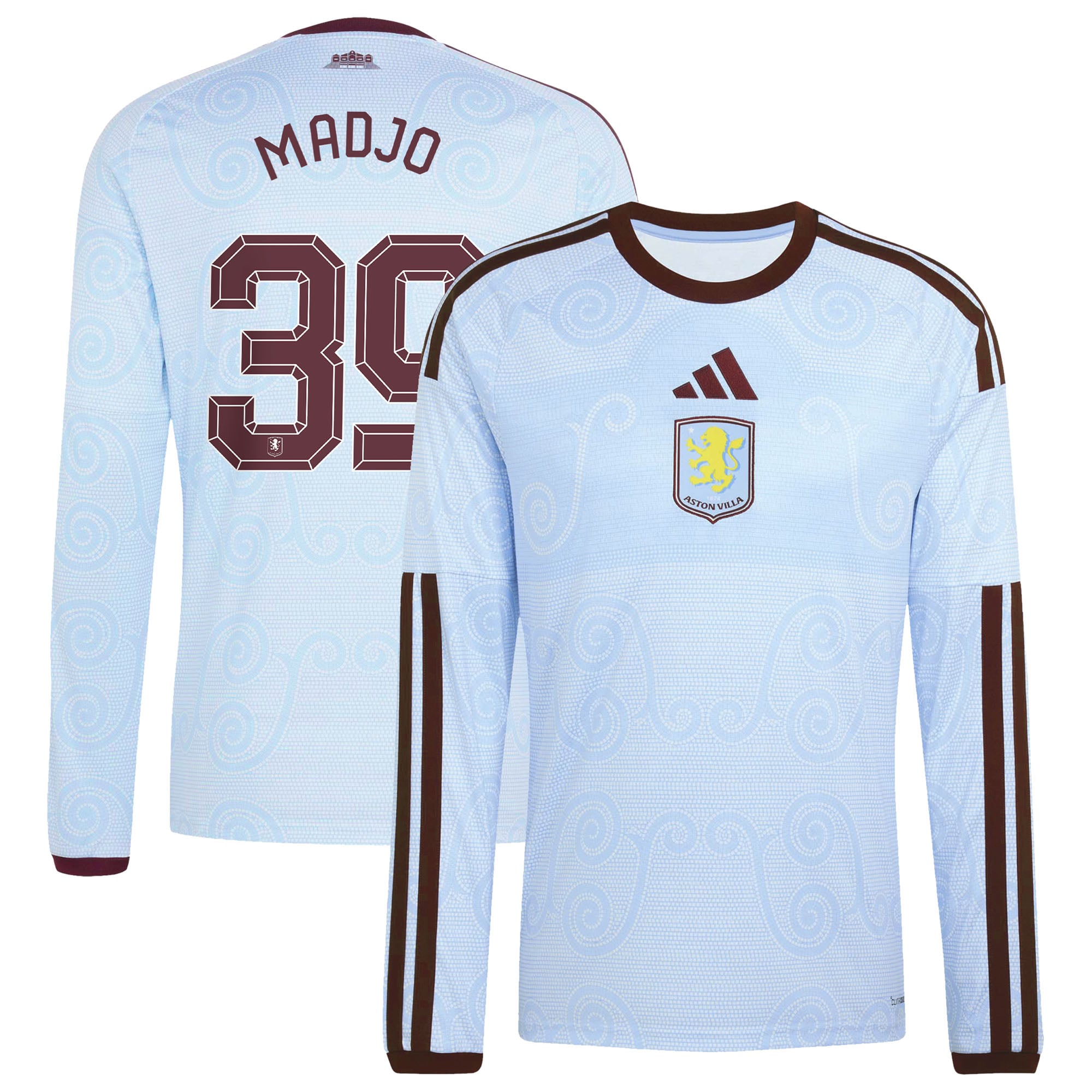 Aston Villa adidas Third Shirt 2026-27 - Long Sleeve with Madjo 39 Cup printing, , rebel_hi-res