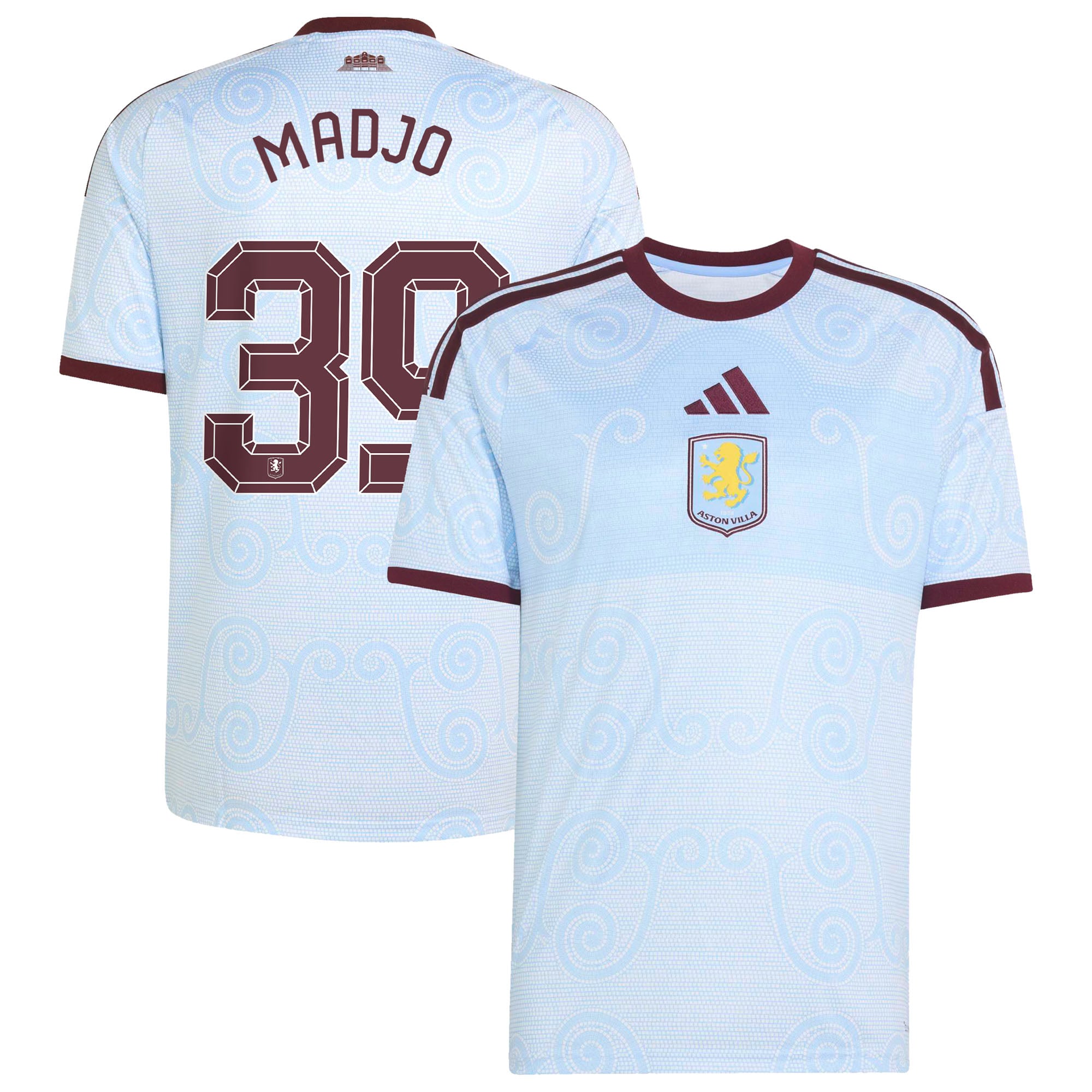 Aston Villa adidas Third Shirt 2026-27 with Madjo 39 Cup printing