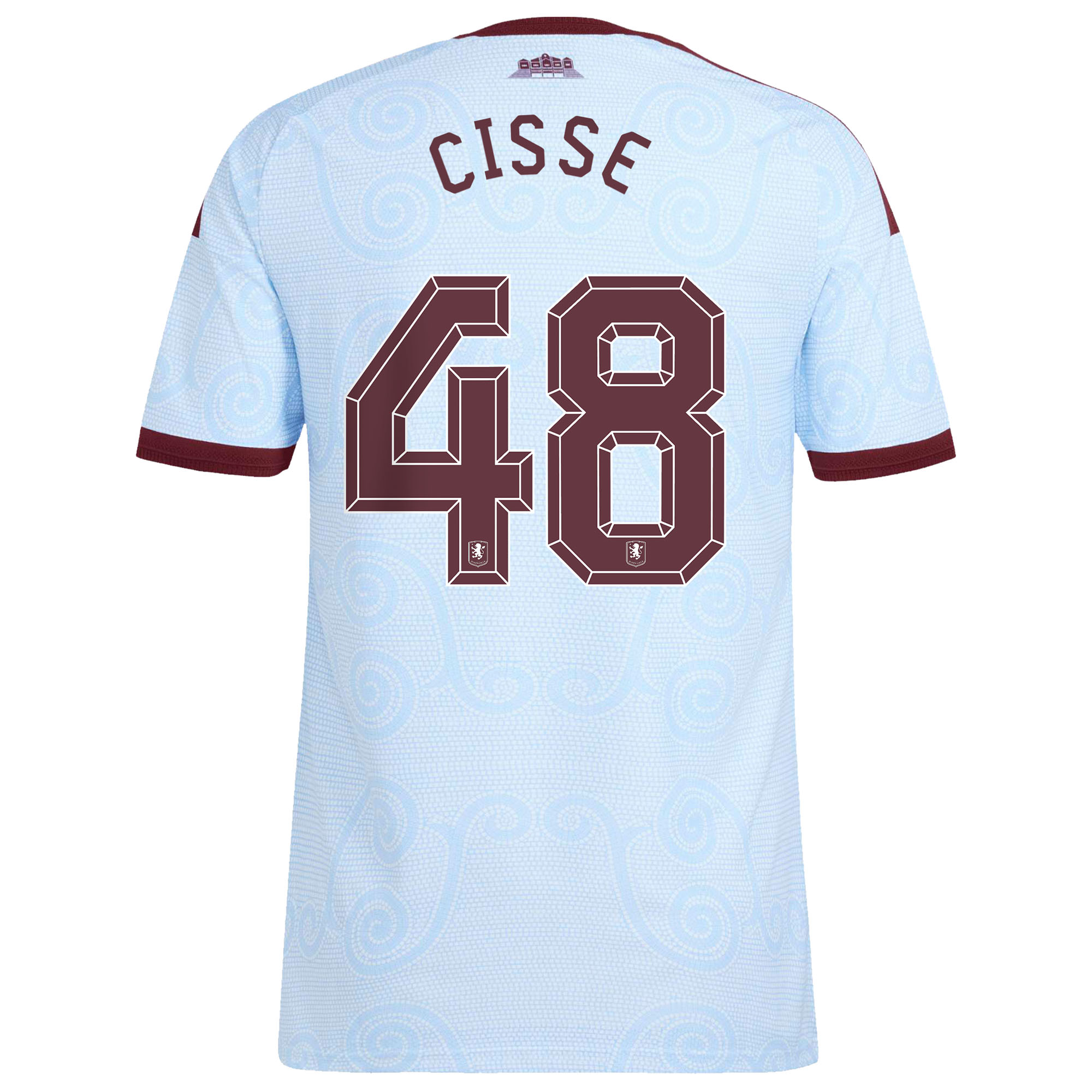 Aston Villa adidas Third Authentic Shirt 2026-27 with Cisse 48 Cup printing, , rebel_hi-res