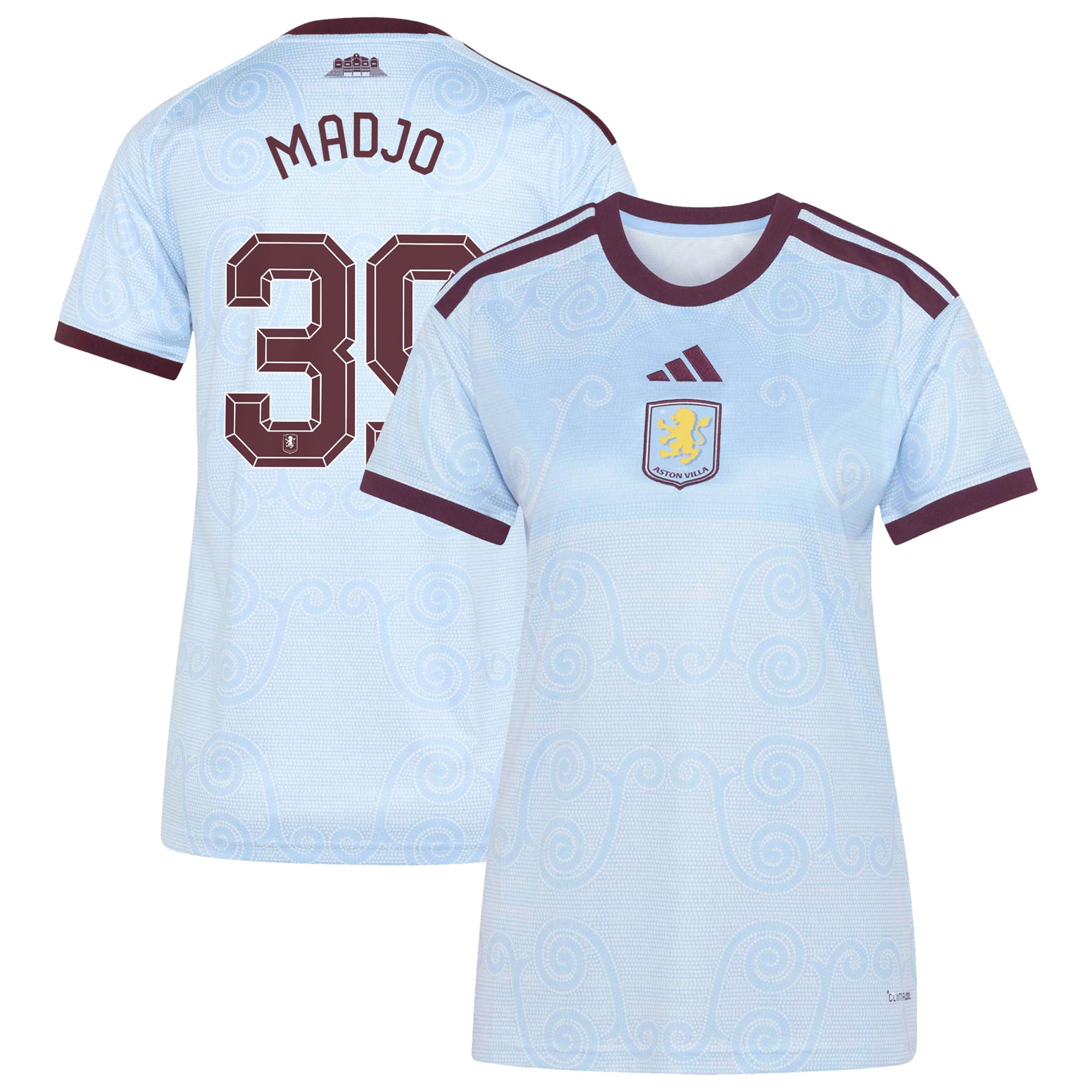 Aston Villa adidas Third Shirt 2026-27 - Womens with Madjo 39 Cup printing