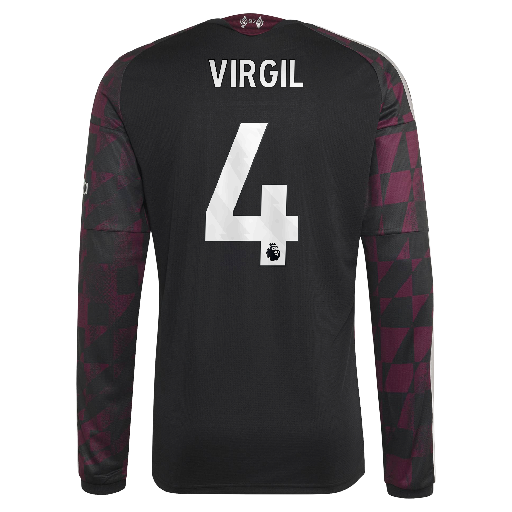 Liverpool adidas Third Shirt 2026-27 - Long Sleeve with Virgil 4 printing, , rebel_hi-res