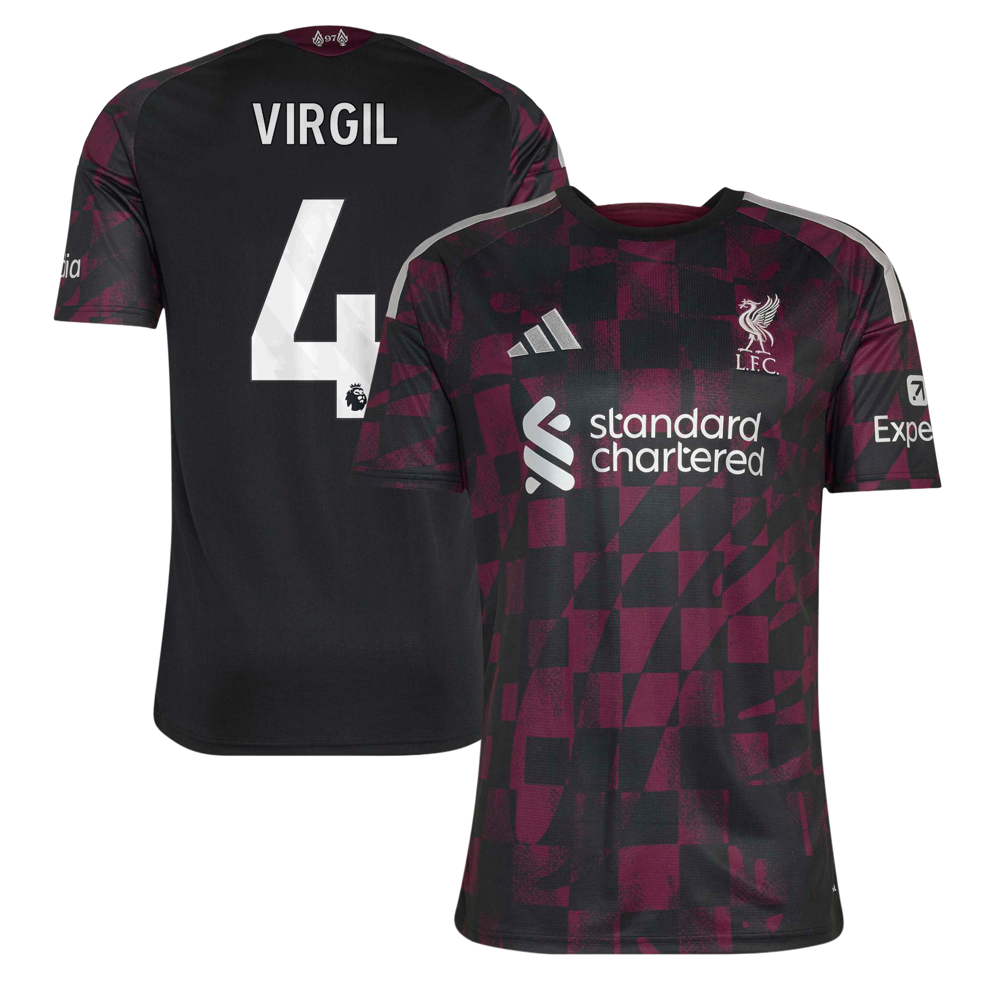 Liverpool adidas Third Shirt 2026-27 with Virgil 4 printing