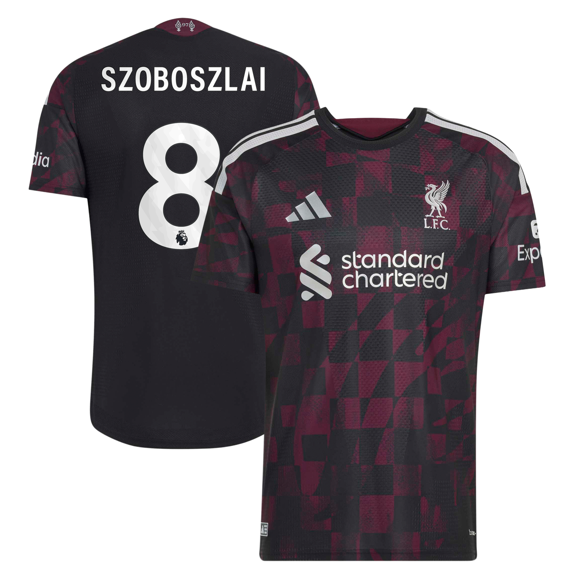 Liverpool adidas Third Authentic Shirt 2026-27 with Szoboszlai 8 printing