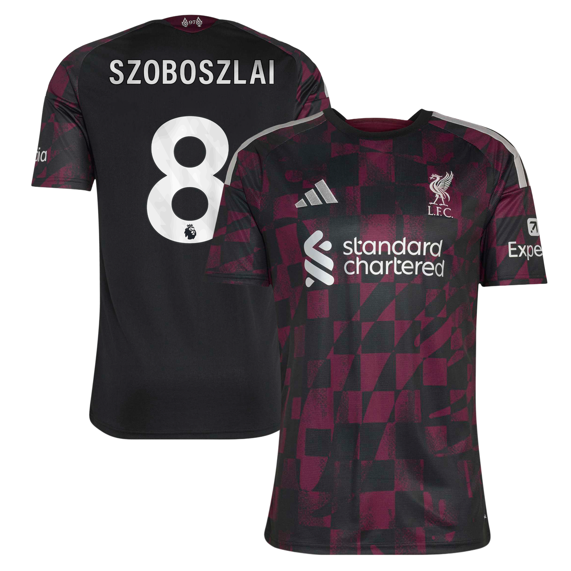 Liverpool adidas Third Shirt 2026-27 with Szoboszlai 8 printing
