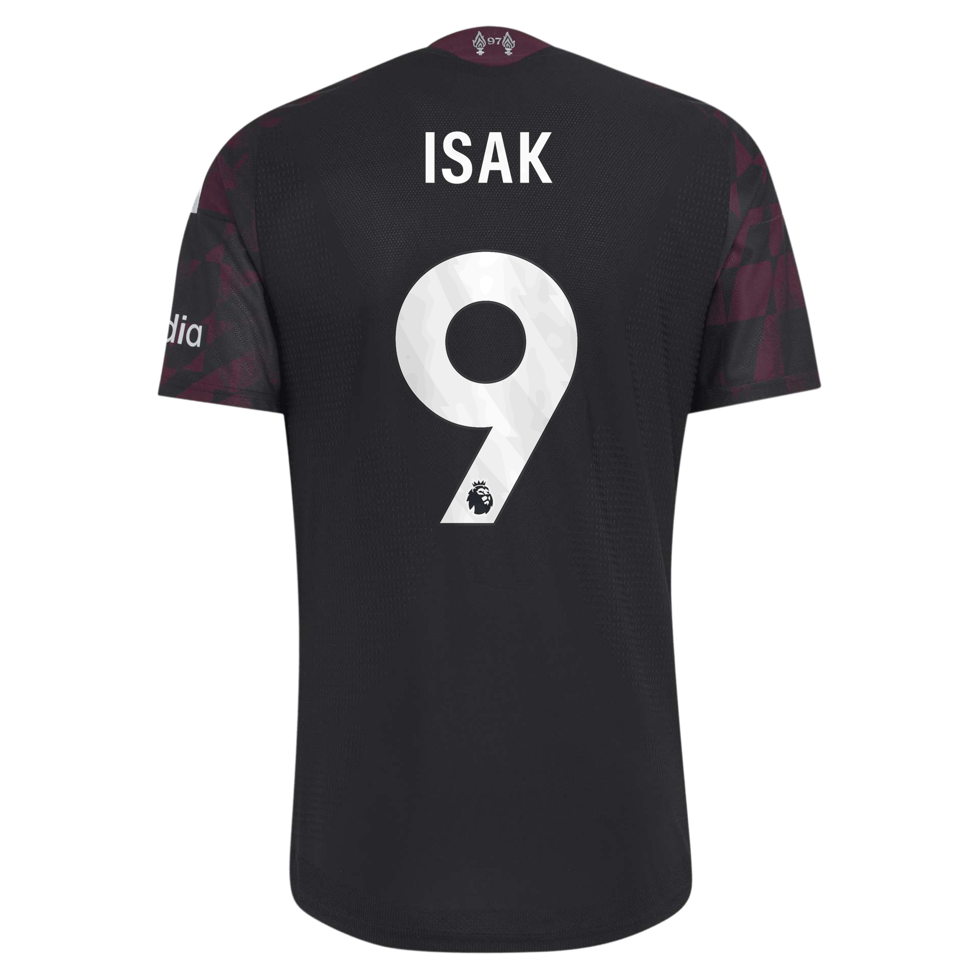 Liverpool adidas Third Authentic Shirt 2026-27 with Isak 9 printing, , rebel_hi-res