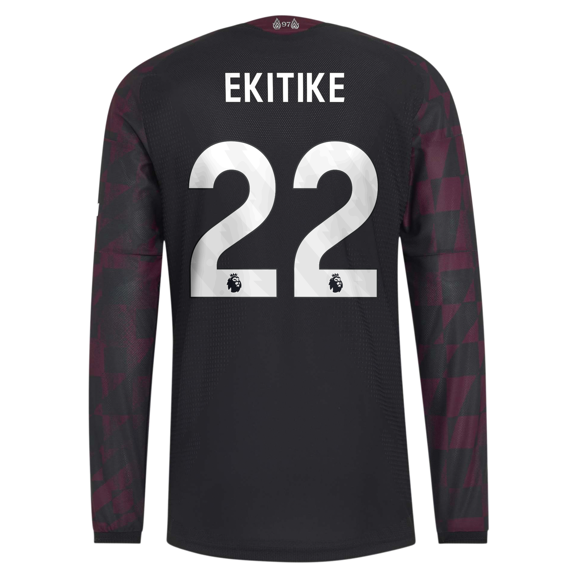Liverpool adidas Third Authentic Shirt 2026-27 - Long Sleeve with Ekitike 22 printing, , rebel_hi-res