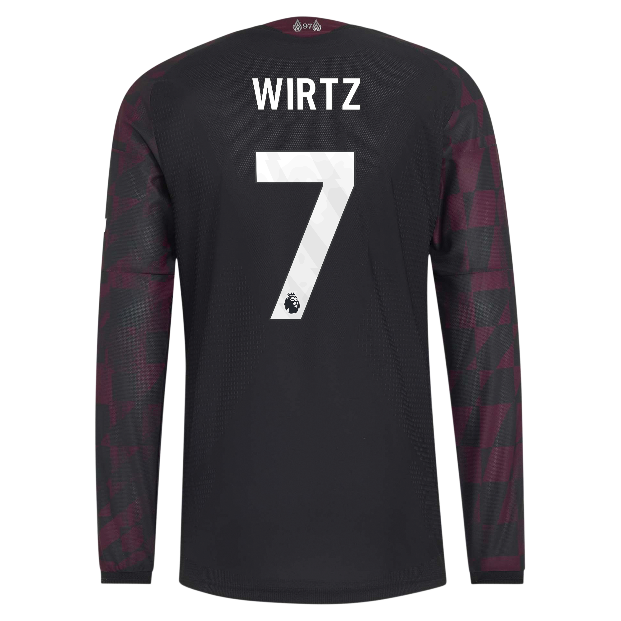 Liverpool adidas Third Authentic Shirt 2026-27 - Long Sleeve with Wirtz 7 printing, , rebel_hi-res