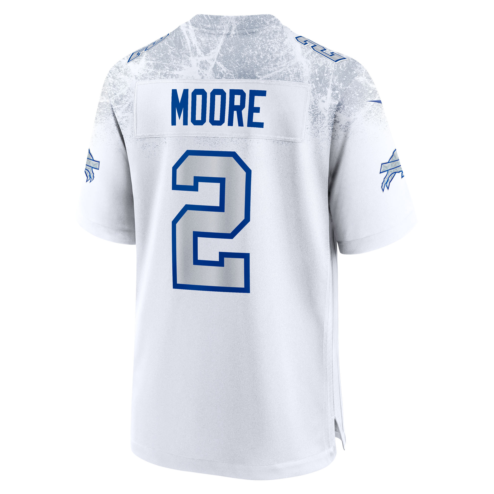 Buffalo Bills Nike 2025 Rivalries Game Jersey - White - D.J. Moore - Mens, , rebel_hi-res