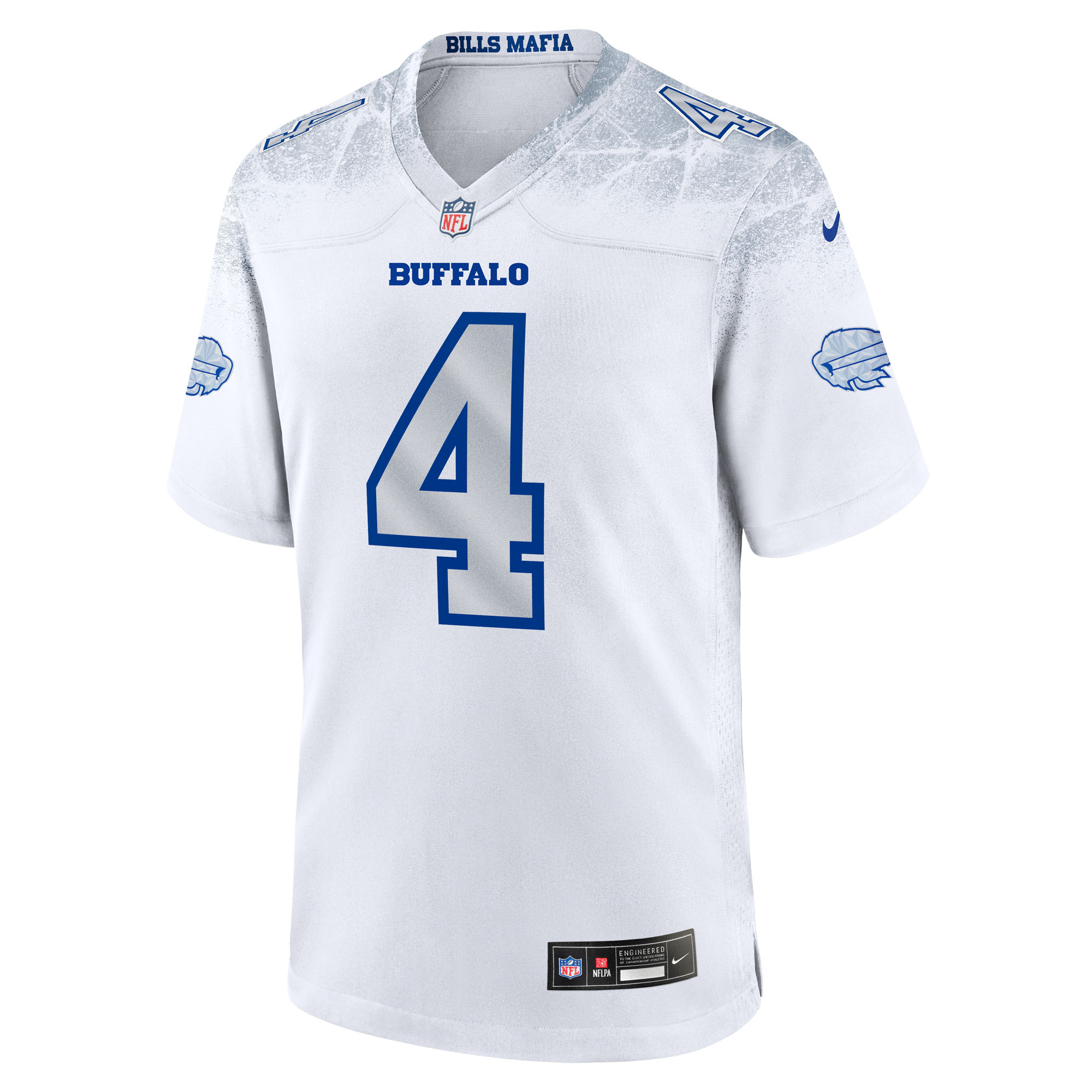 Buffalo Bills Nike 2025 Rivalries Game Jersey - White - James Cook - Mens, , rebel_hi-res
