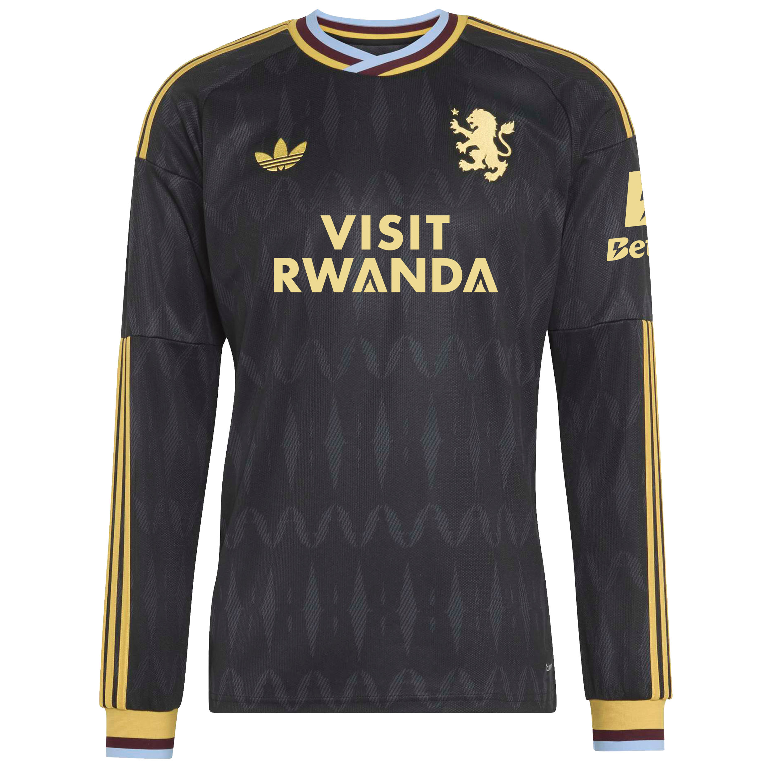 Aston Villa adidas Away Shirt 2026-27 - Long Sleeve with Goretzka 27 Cup printing, , rebel_hi-res