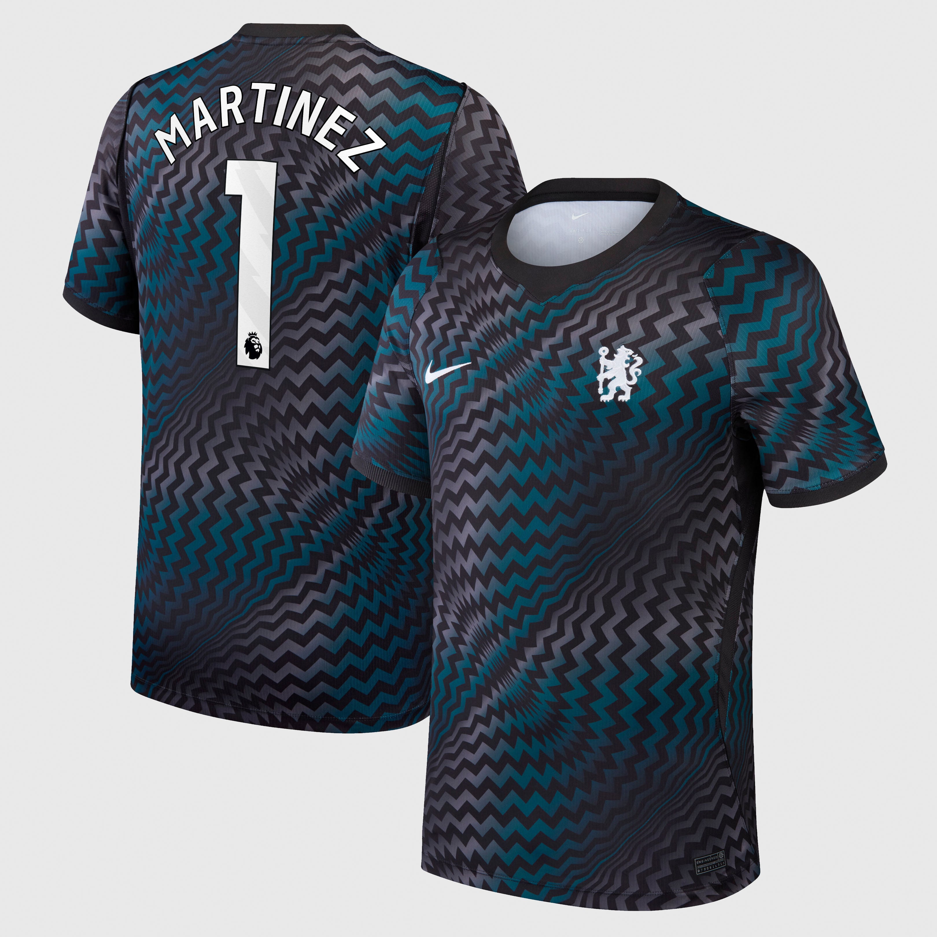 Chelsea Nike Goalkeeper Stadium Shirt 2026-27 with Martinez 1 printing, , rebel_hi-res