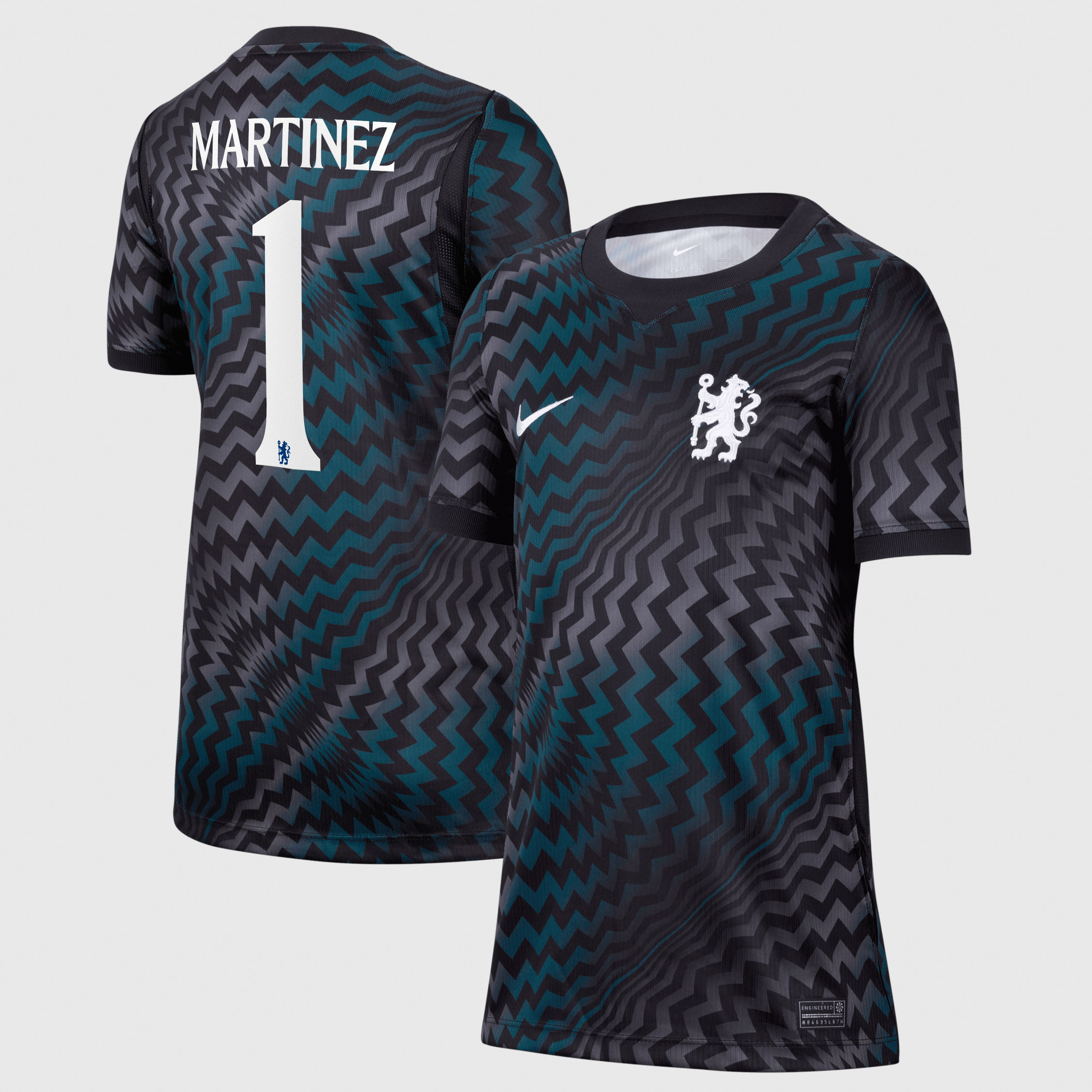 Chelsea Cup Nike Goalkeeper Stadium Shirt 2026-27 - Kids with Martinez 1 Cup printing, , rebel_hi-res