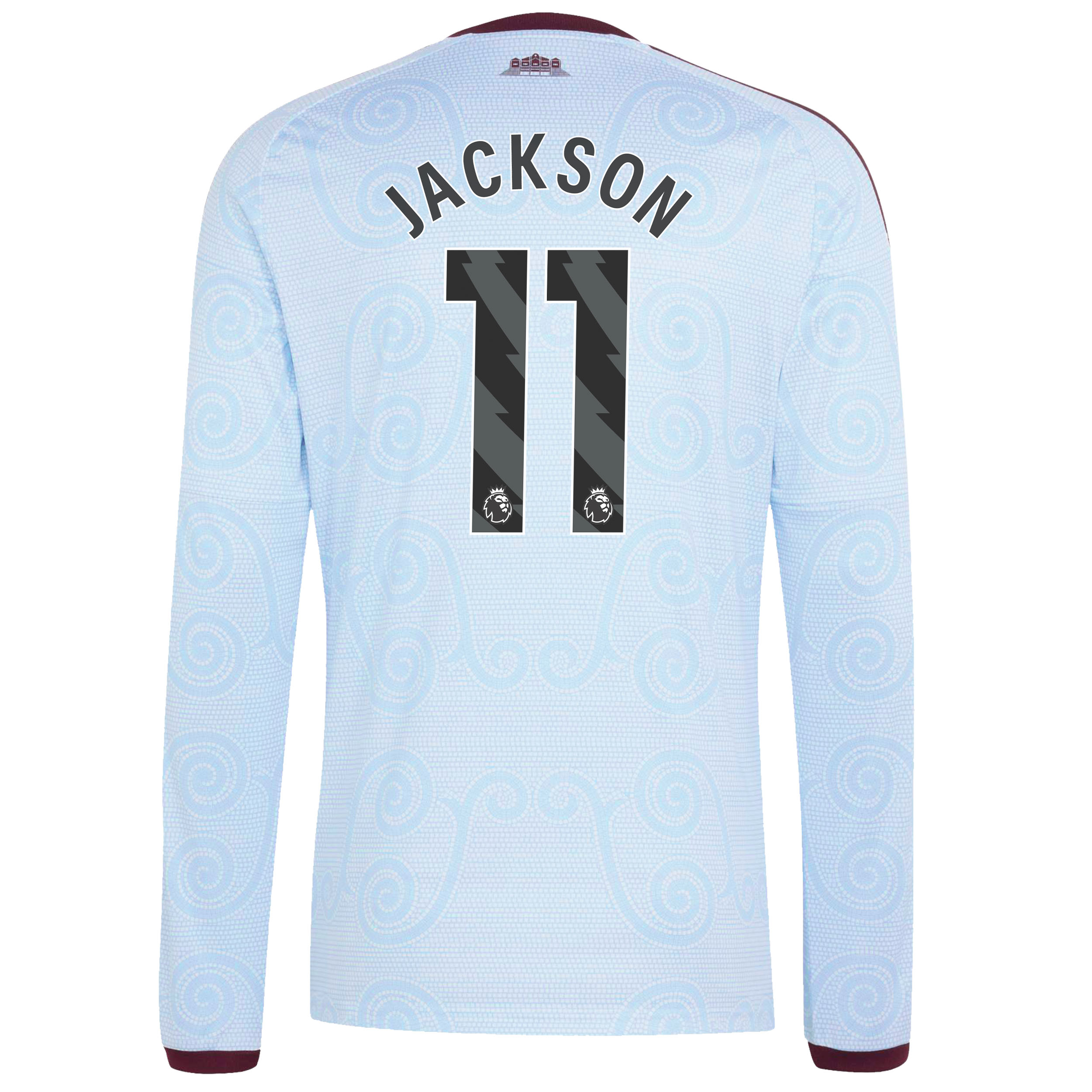 Aston Villa adidas Third Shirt 2026-27 - Long Sleeve with Jackson 11 printing, , rebel_hi-res