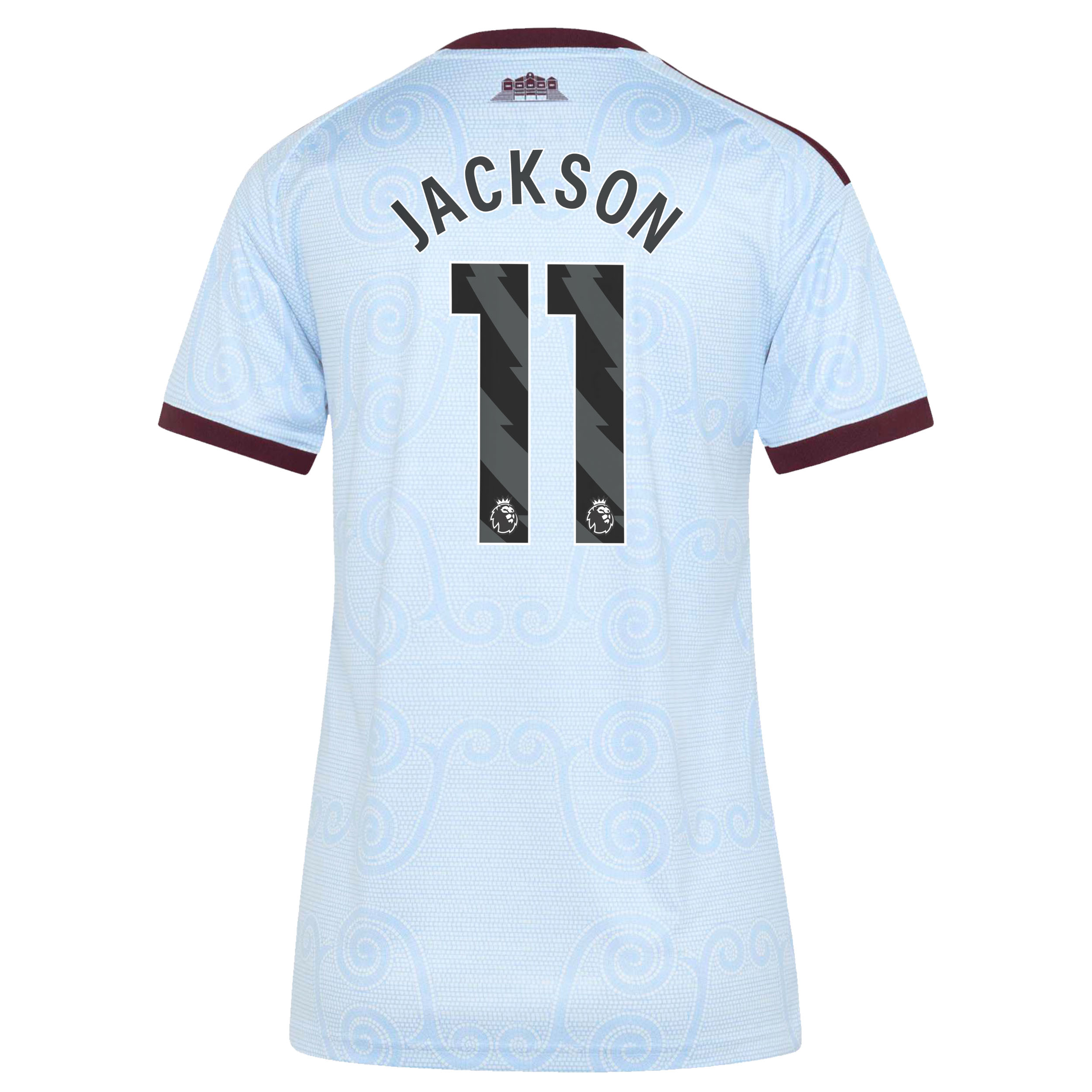 Aston Villa adidas Third Shirt 2026-27 - Womens with Jackson 11 printing, , rebel_hi-res