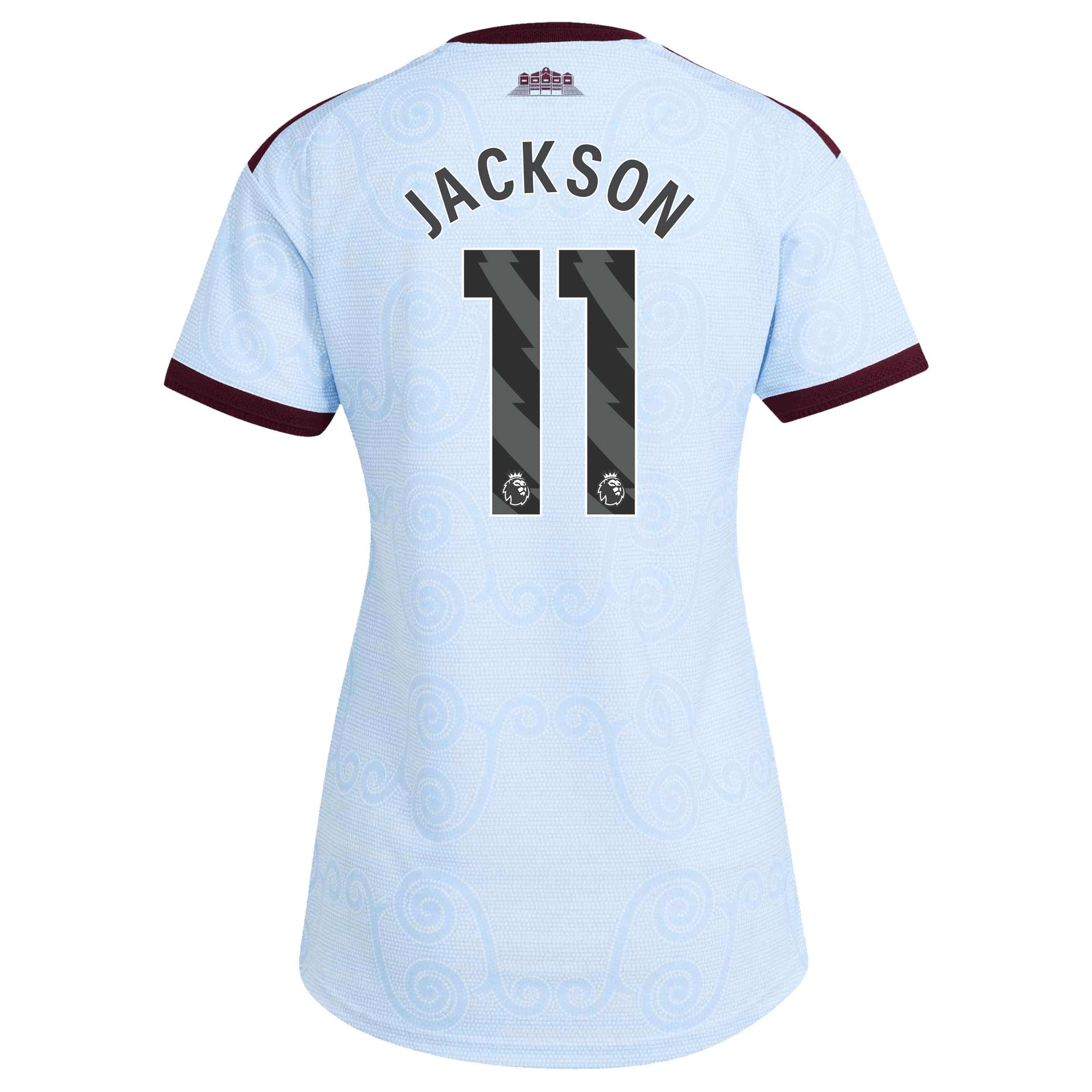 Aston Villa adidas Third Authentic Shirt 2026-27 - Womens with Jackson 11 printing, , rebel_hi-res