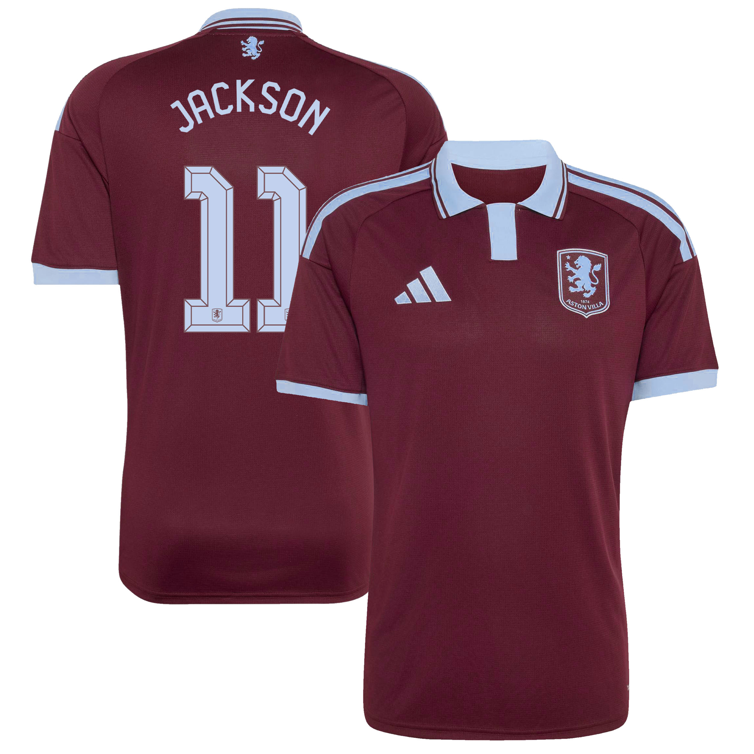 Aston Villa adidas Home Shirt 2026-27 with Jackson 11 Cup printing, , rebel_hi-res